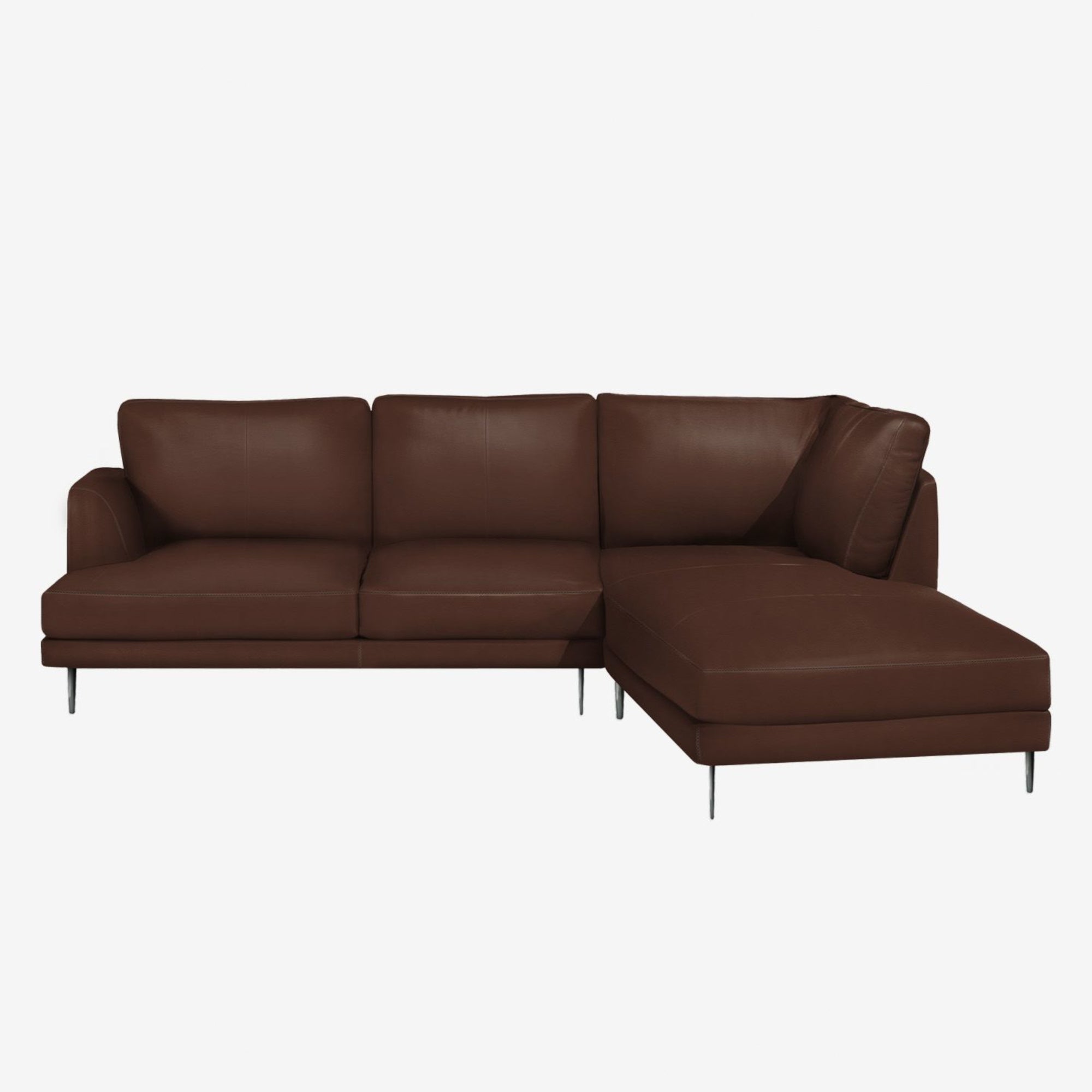 Angus L-Shaped Chaise Leather Sofa Right
