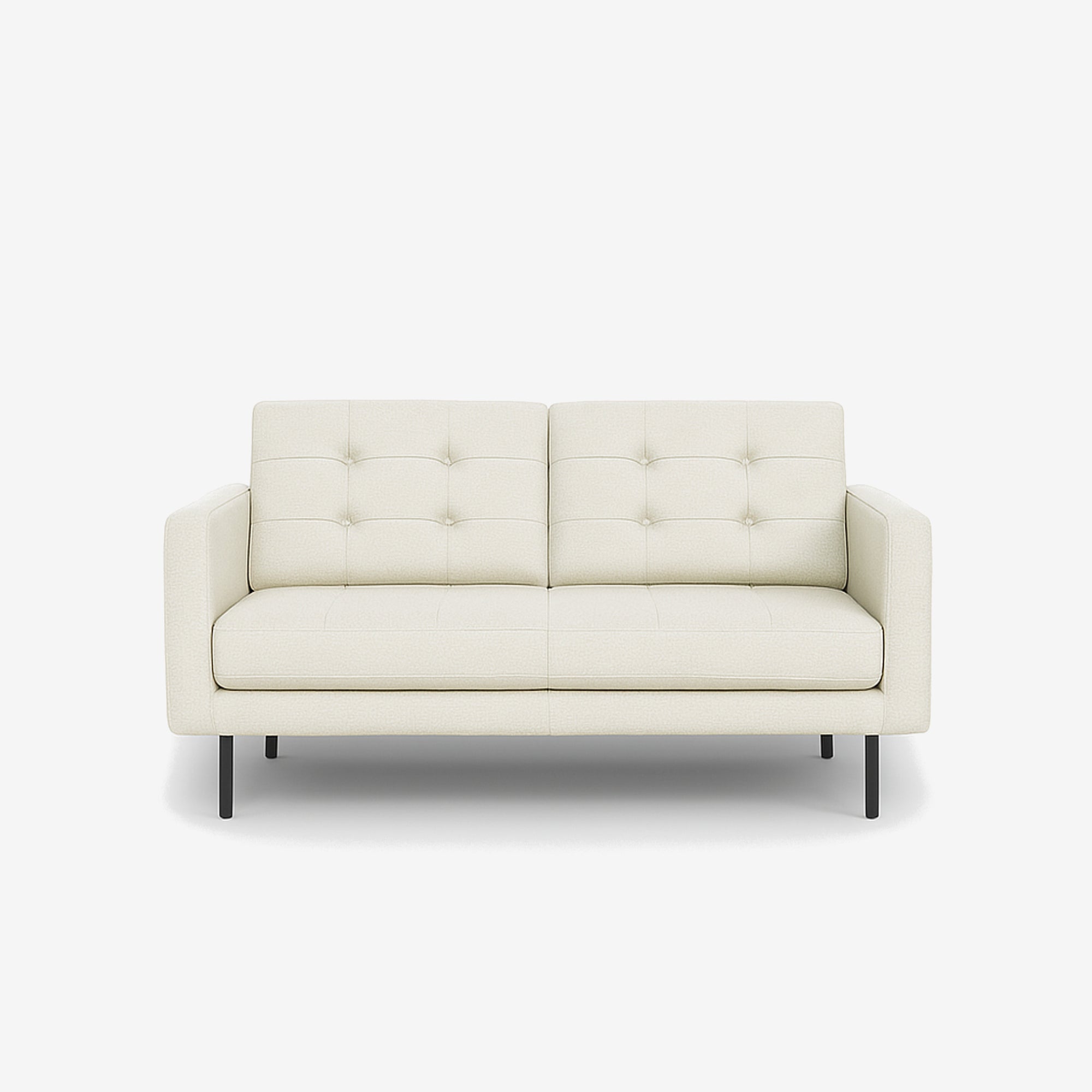 Arya 2 Seater Fabric Sofa White