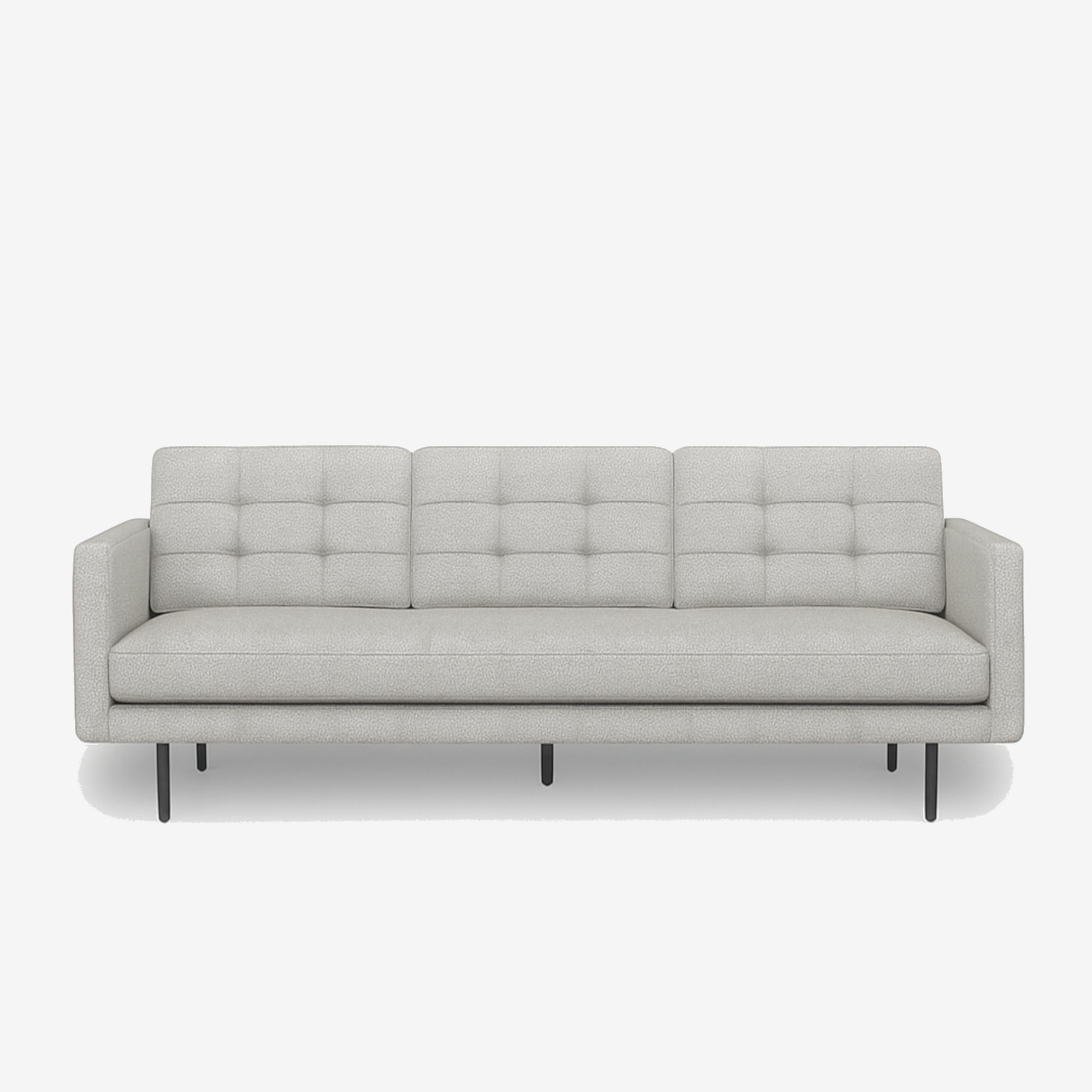 Arya 3 Seater Fabric Sofa Grey