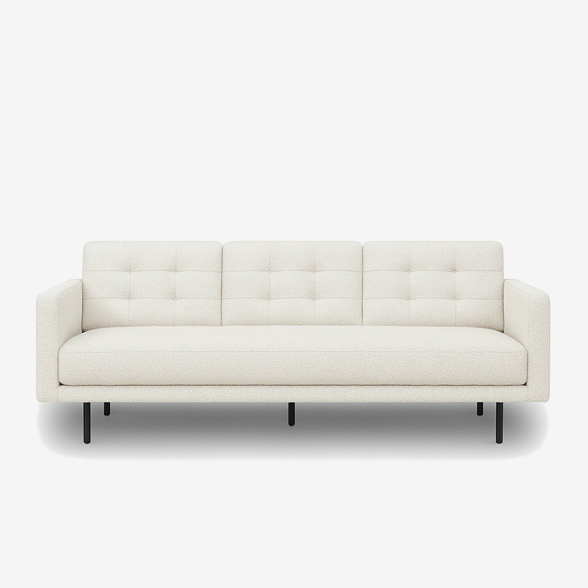 Arya 3 Seater Fabric Sofa Ivory