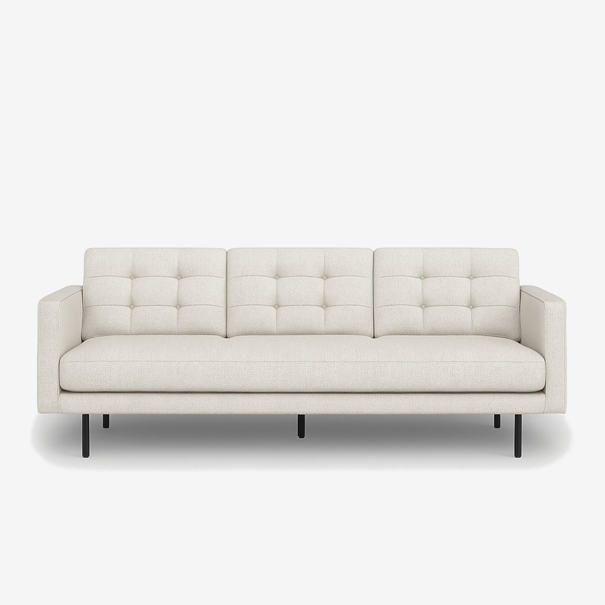 Arya 3 Seater Fabric Sofa Sand