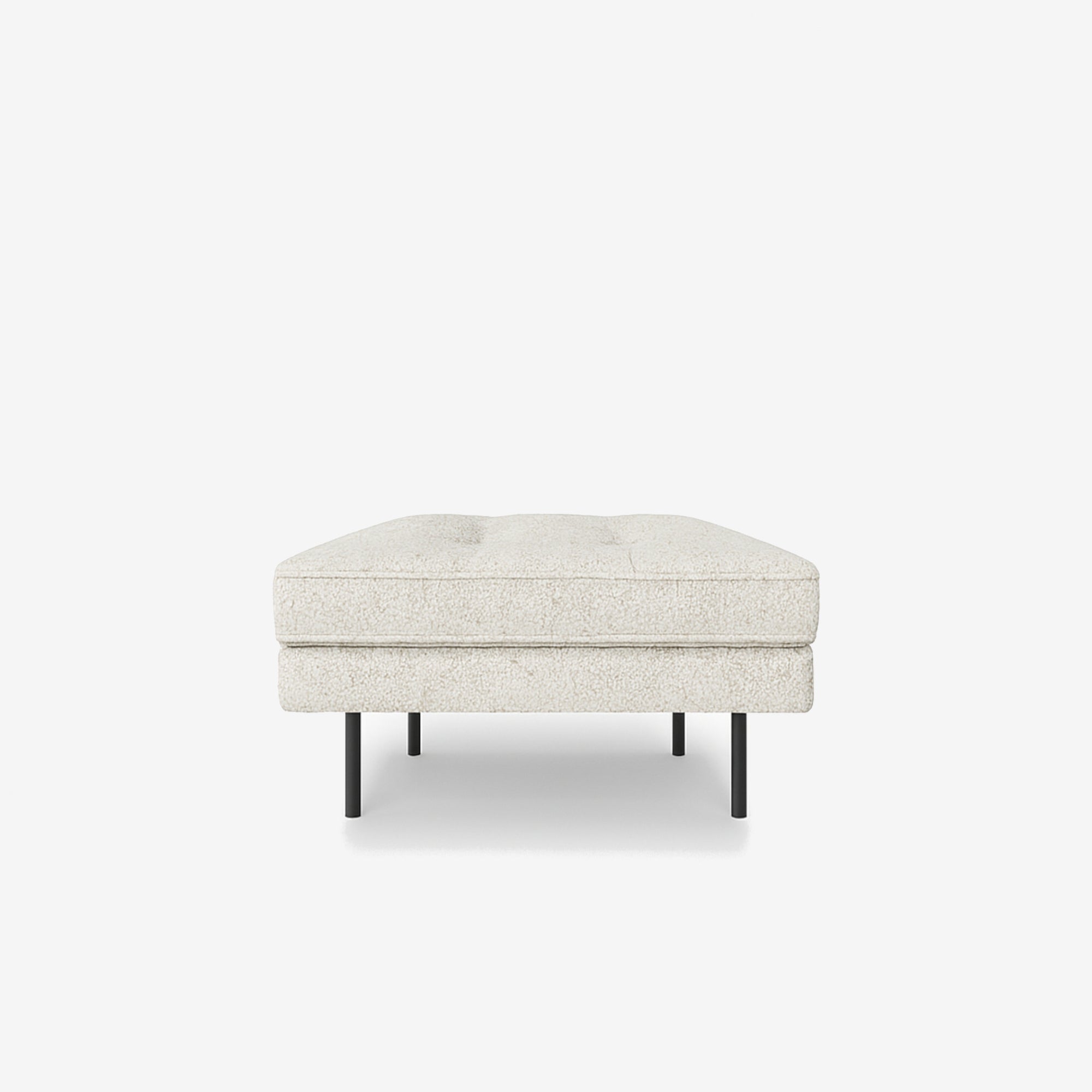 Arya Fabric Ottoman Ivory