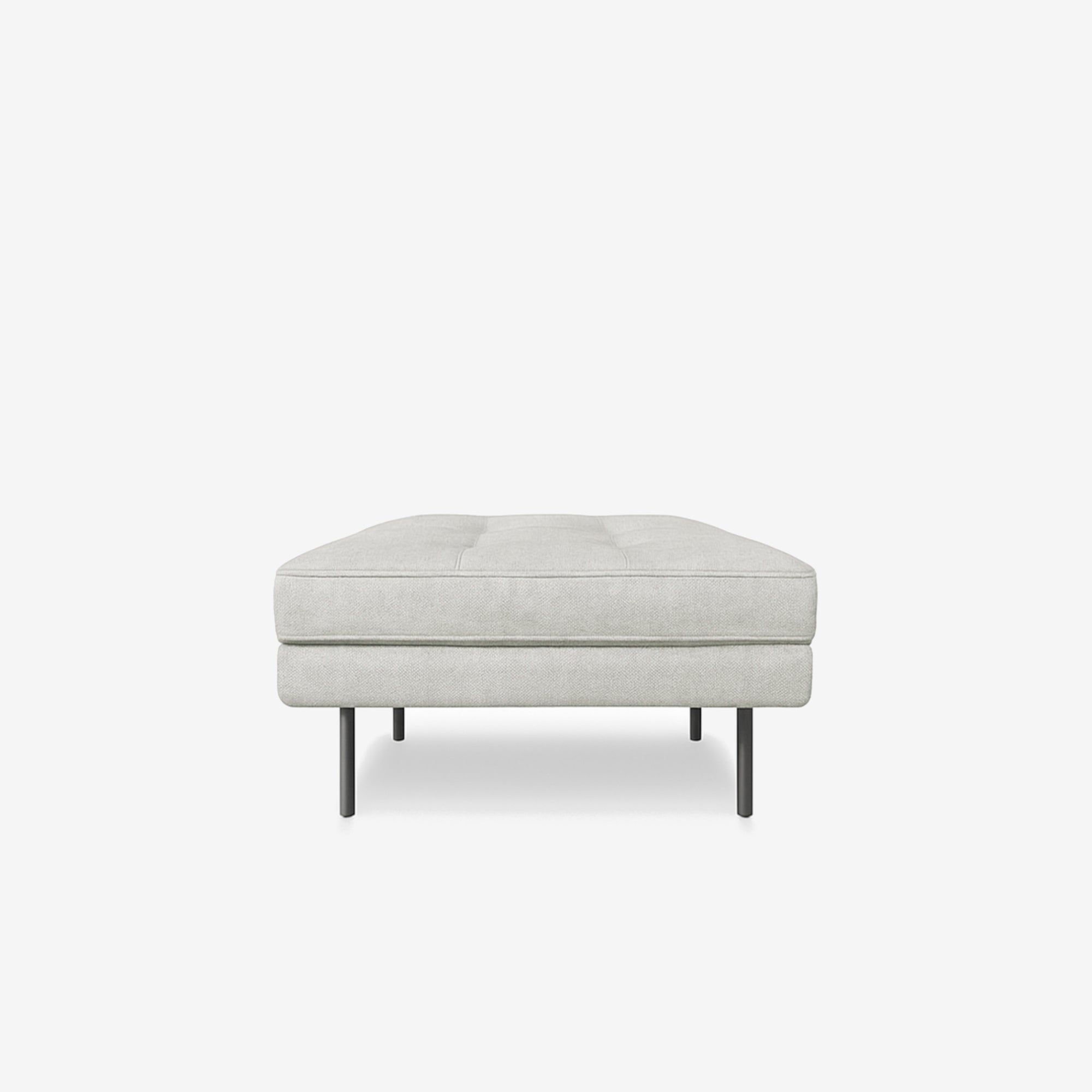 Arya Fabric Ottoman Stone