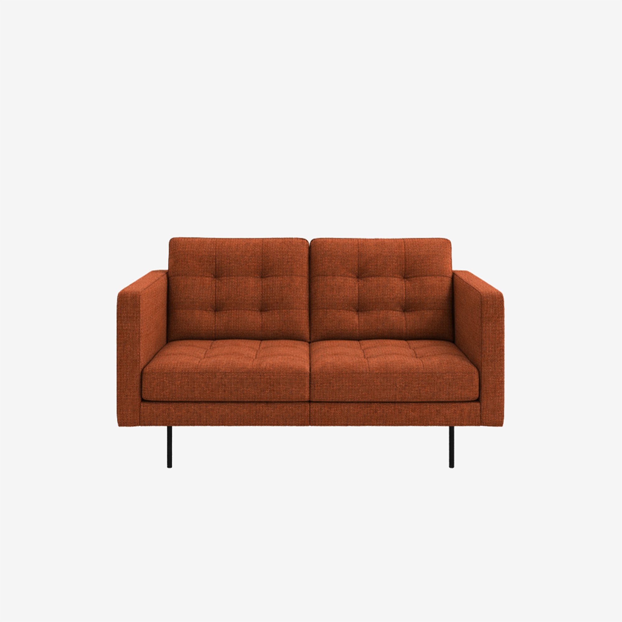 Arya 2 Seater Fabric Sofa Terracotta