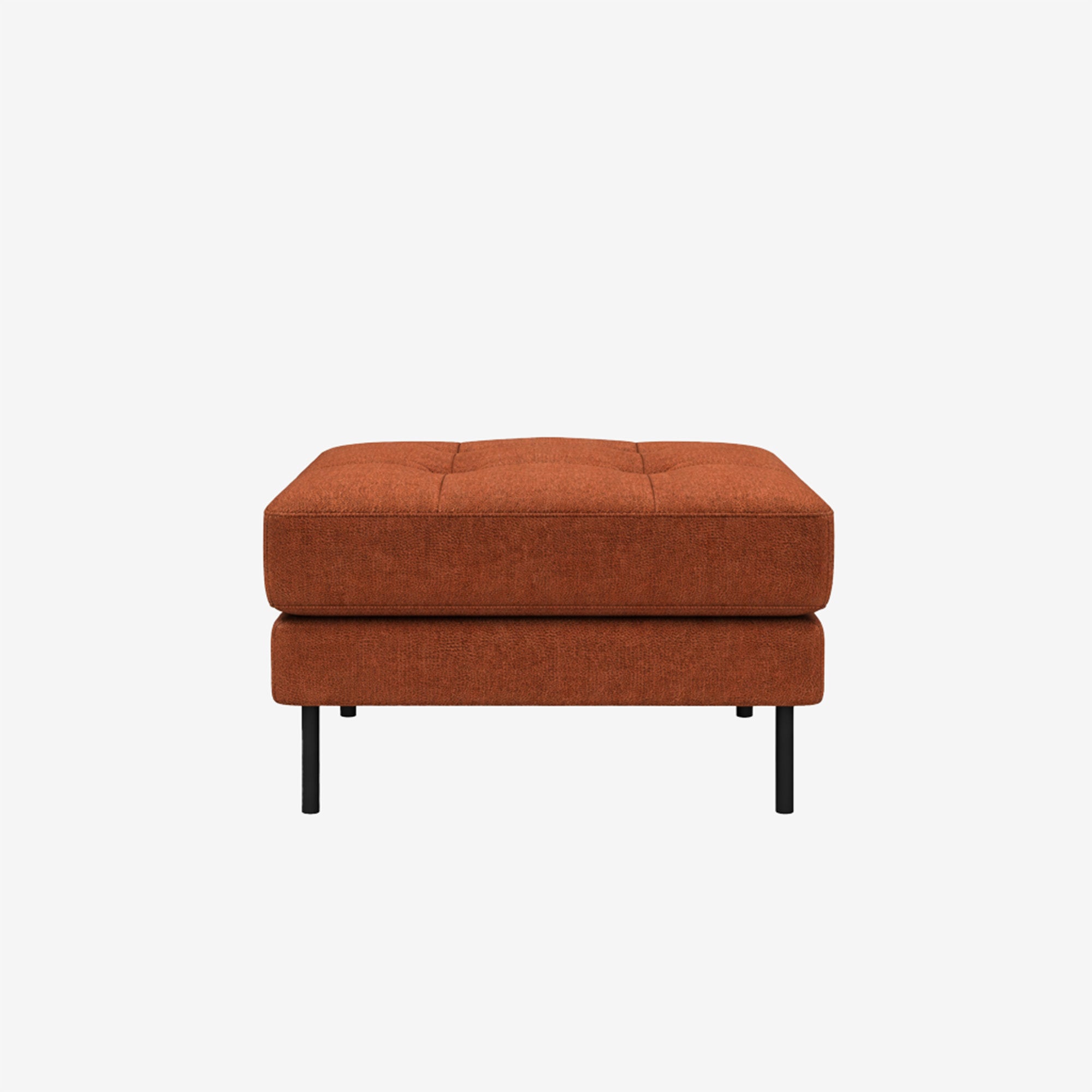 Arya Fabric Ottoman Terracotta