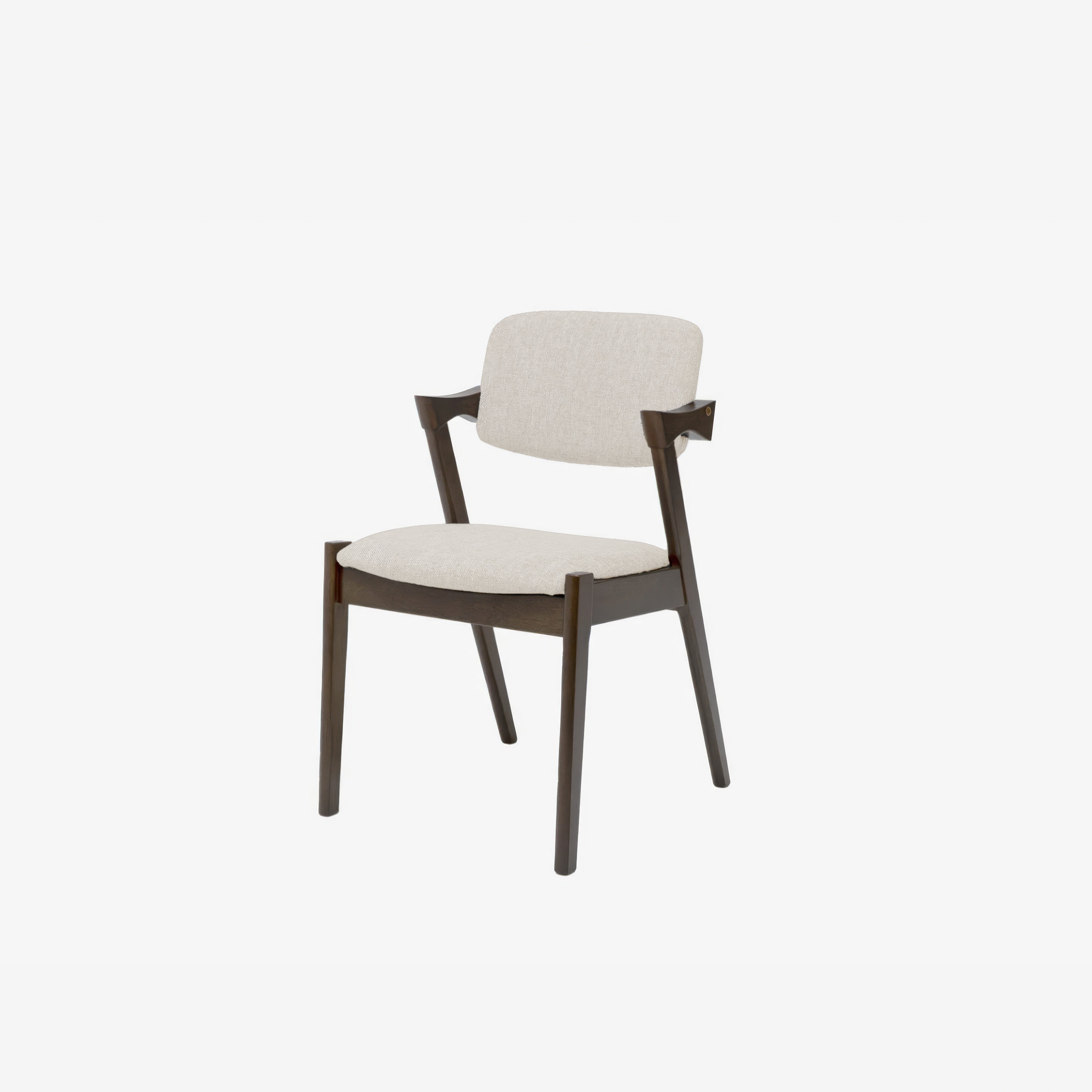 Atlas Dining Chair Mocha Walnut Angle