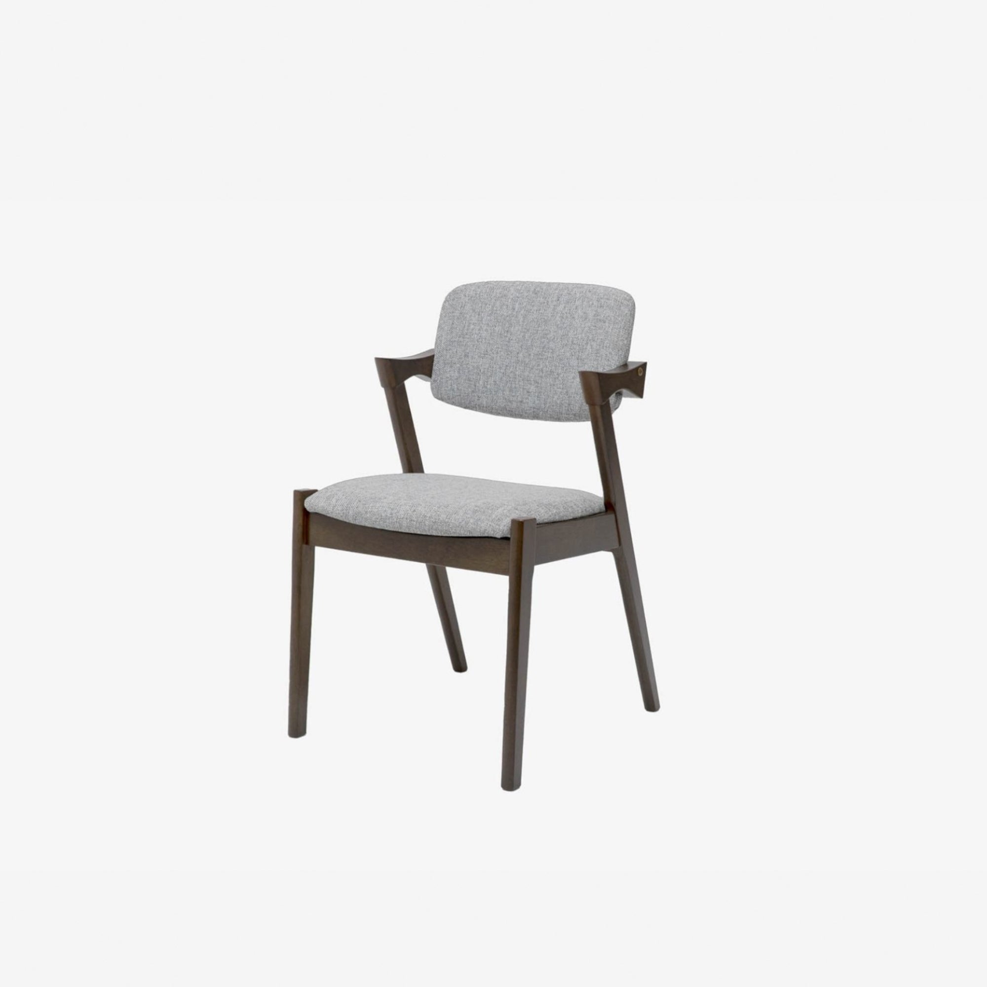 Atlas Dining Chair Set for 2 - Mocha Walnut