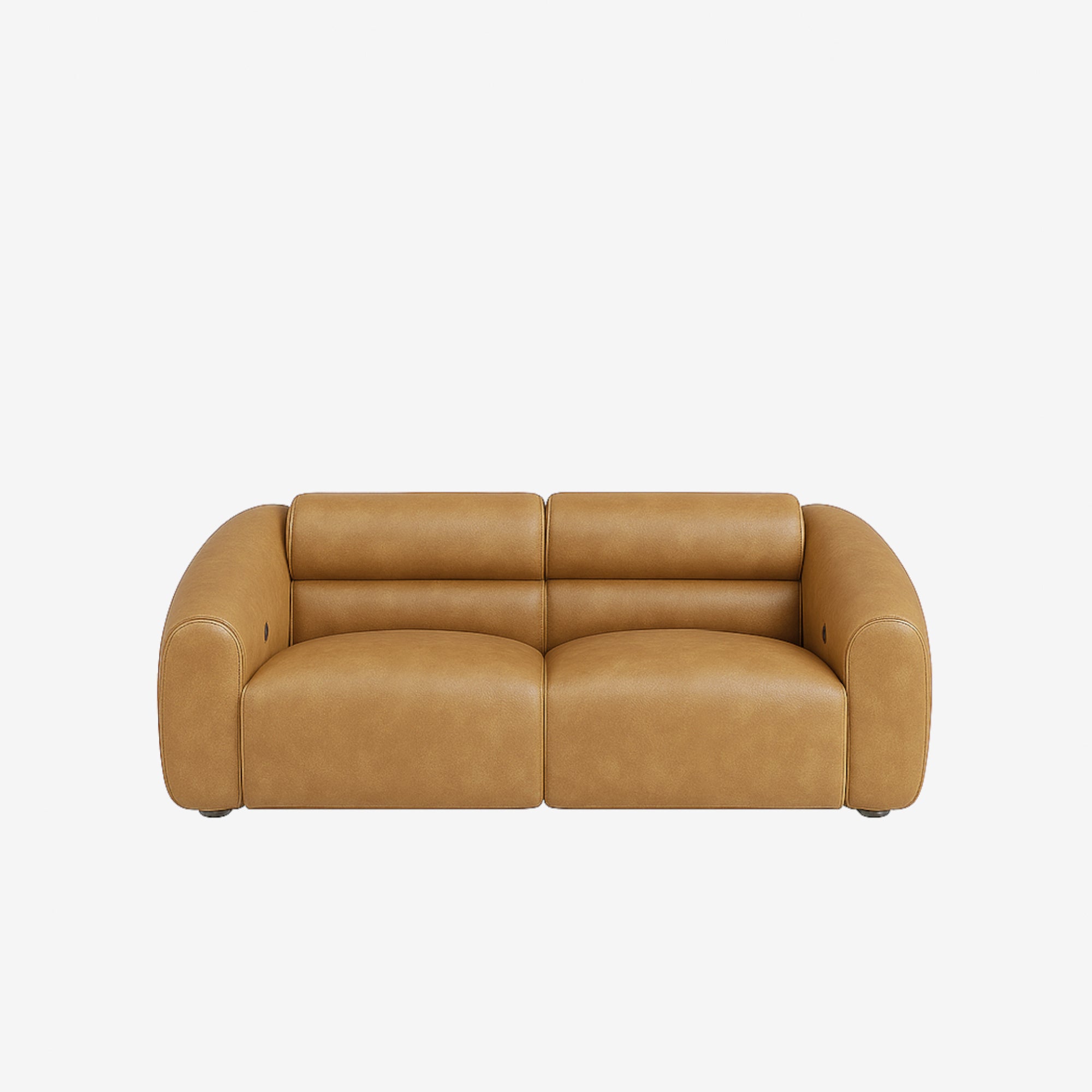 Bilbao 2 Seater Recliner Sofa - Leather - Chester Tan