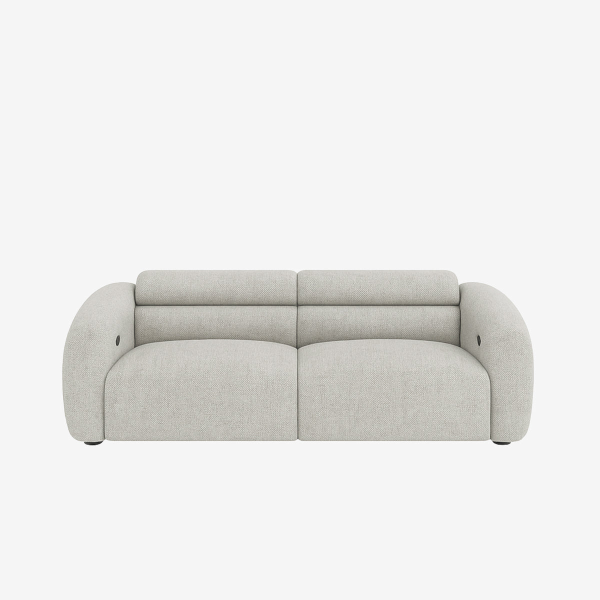 Bilbao 3 Seater Fabric Recliner Sofa – Grey & Sanders