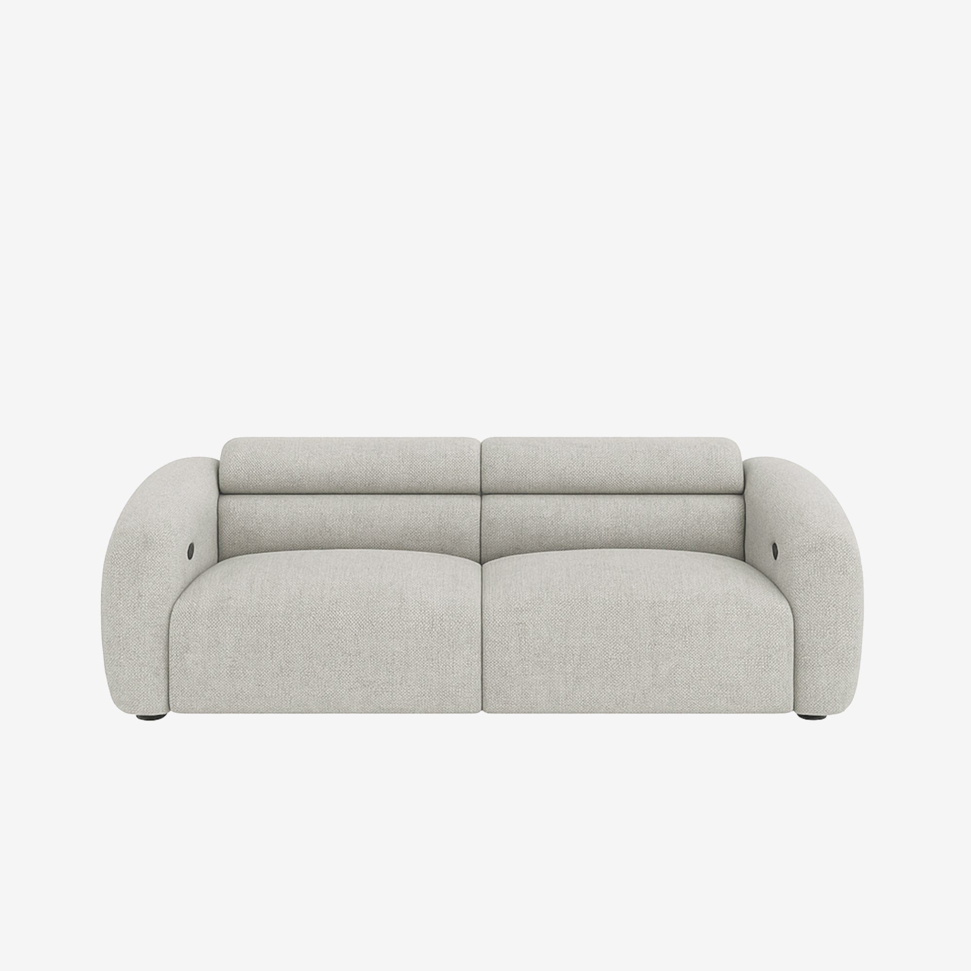 Bilbao 3 Seater Recliner Sofa - Easy Clean Fabric - Sand