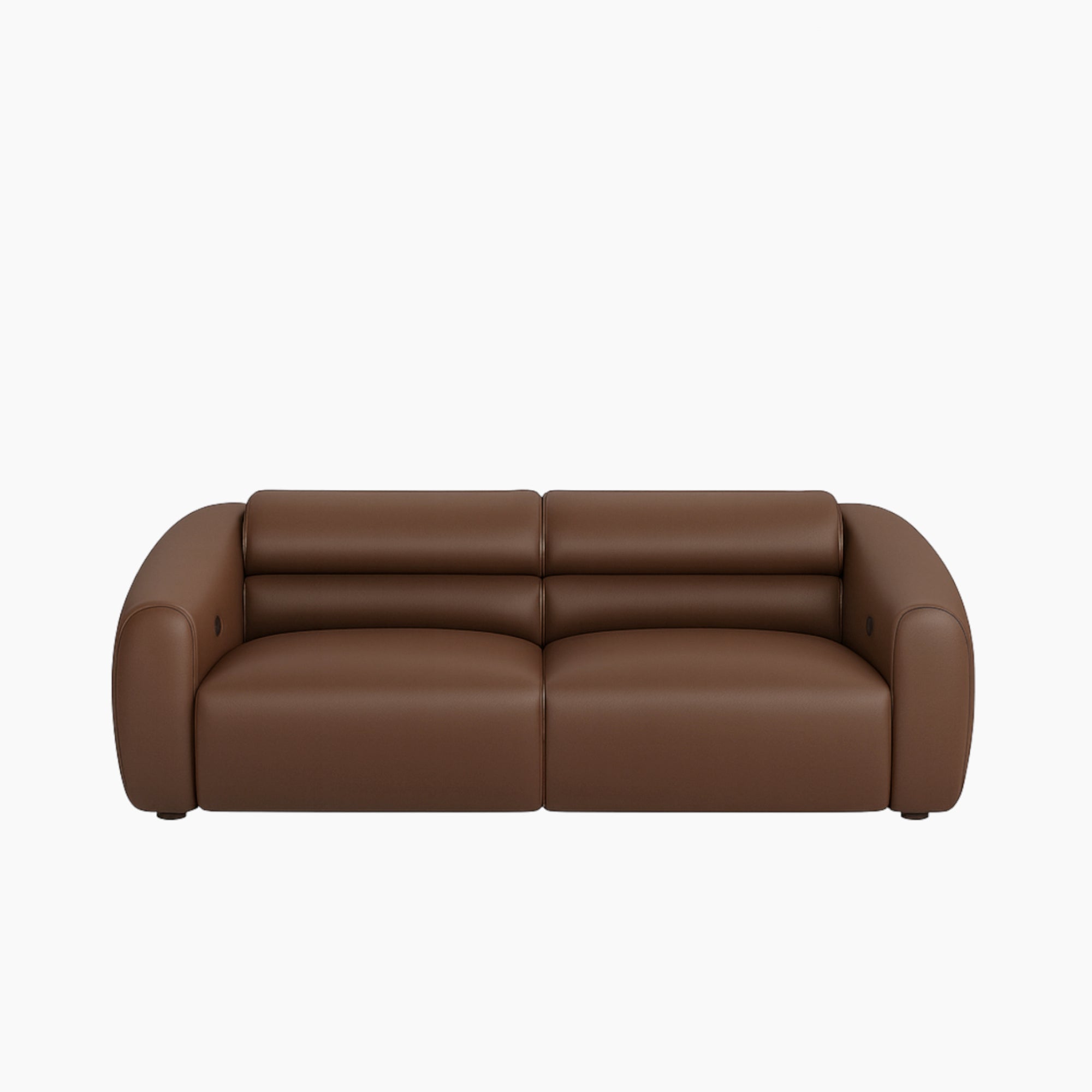 Bilbao 3 Seater Recliner Sofa - Leather - Natural Brown
