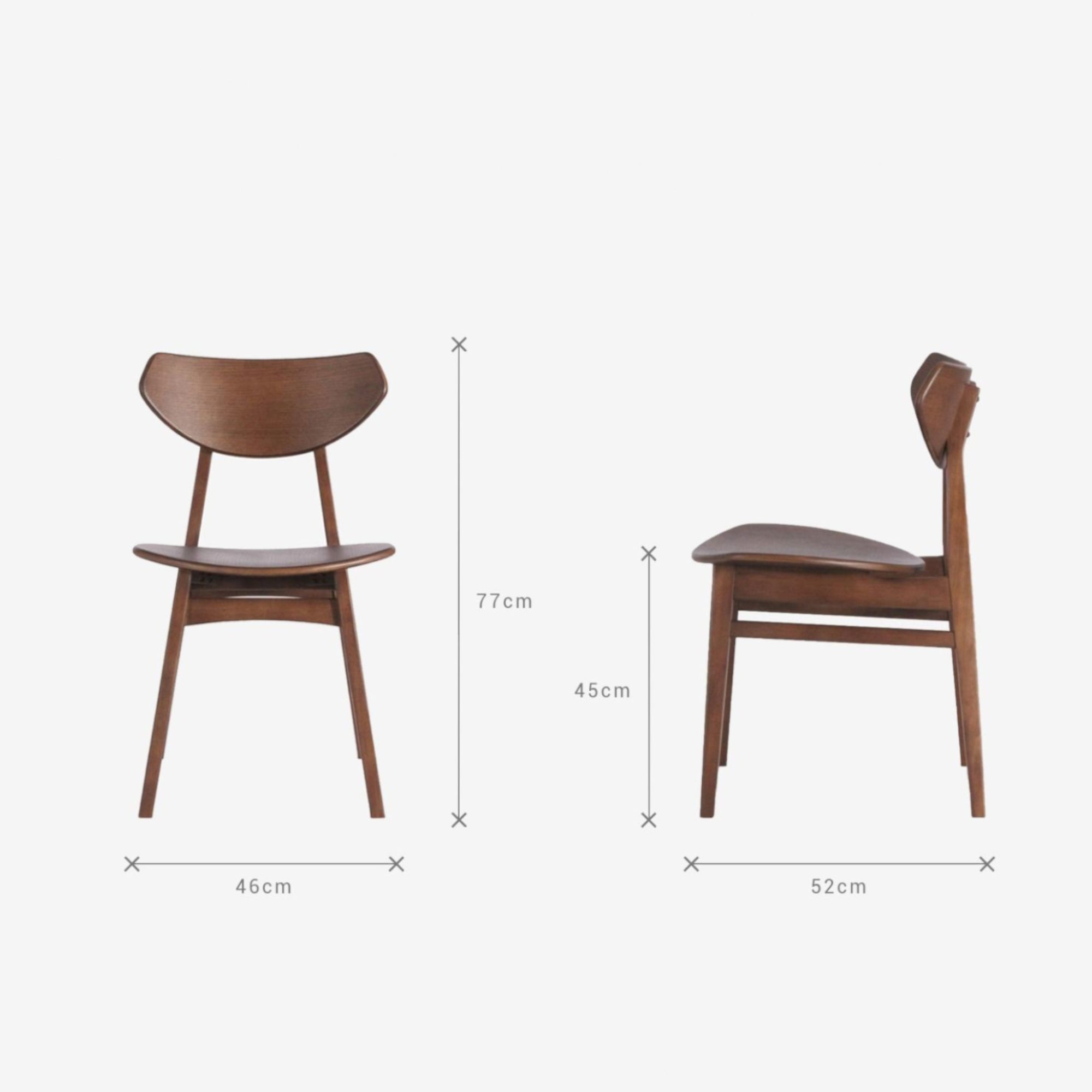 Clifton Dining Chair - Caramel Oak