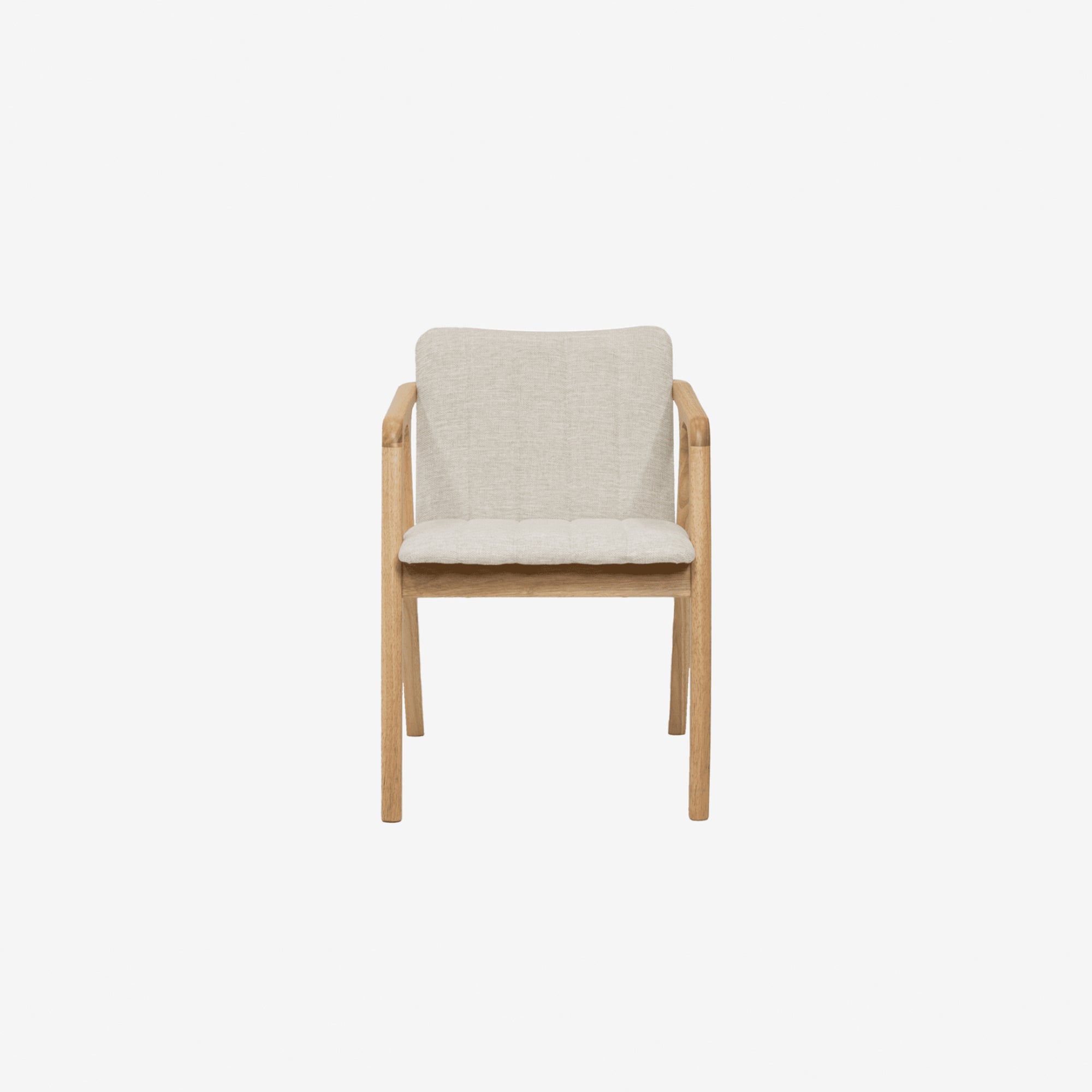 Emma Dining Chair Set for 2 - Natural