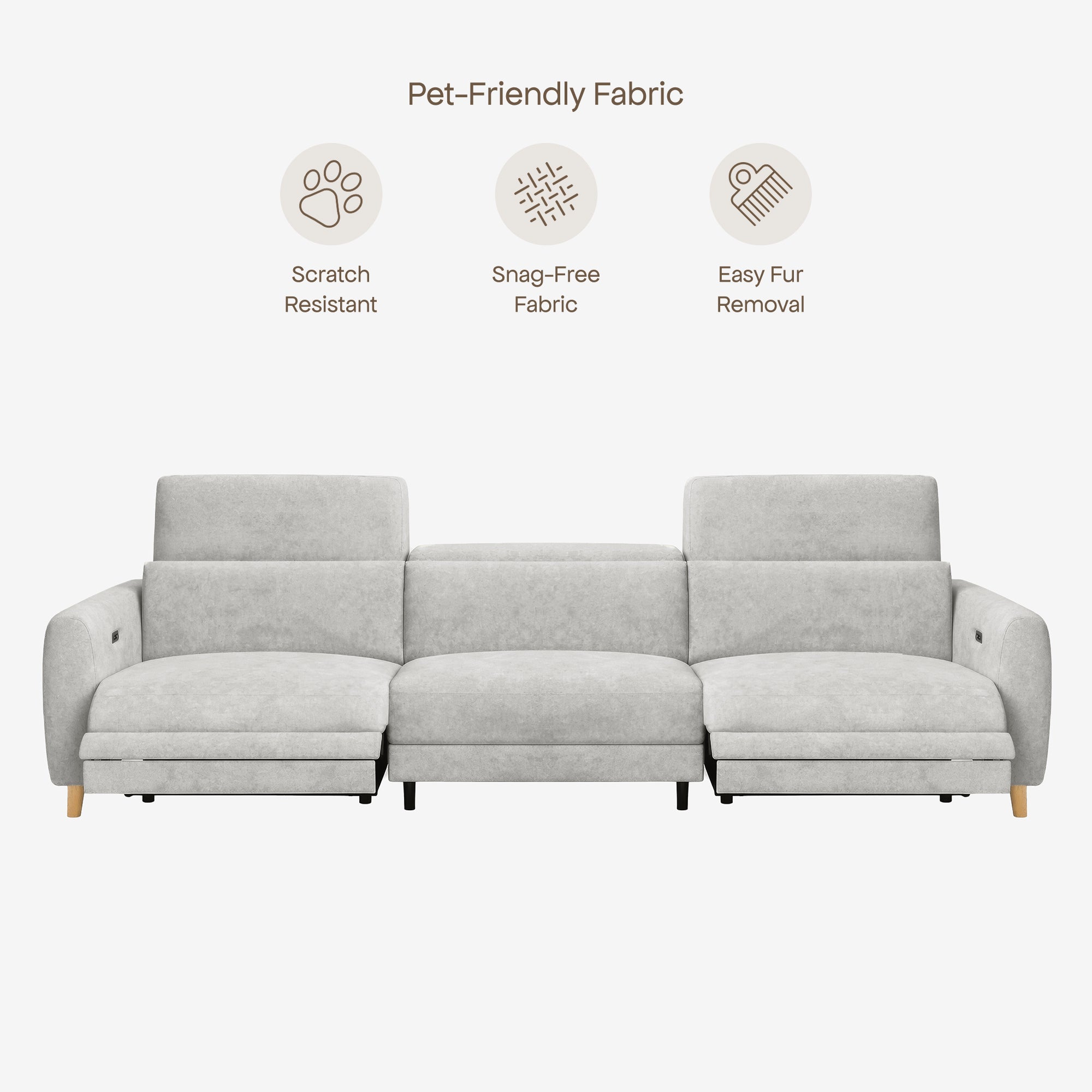 Hampton 4 Seater Sofa Mist