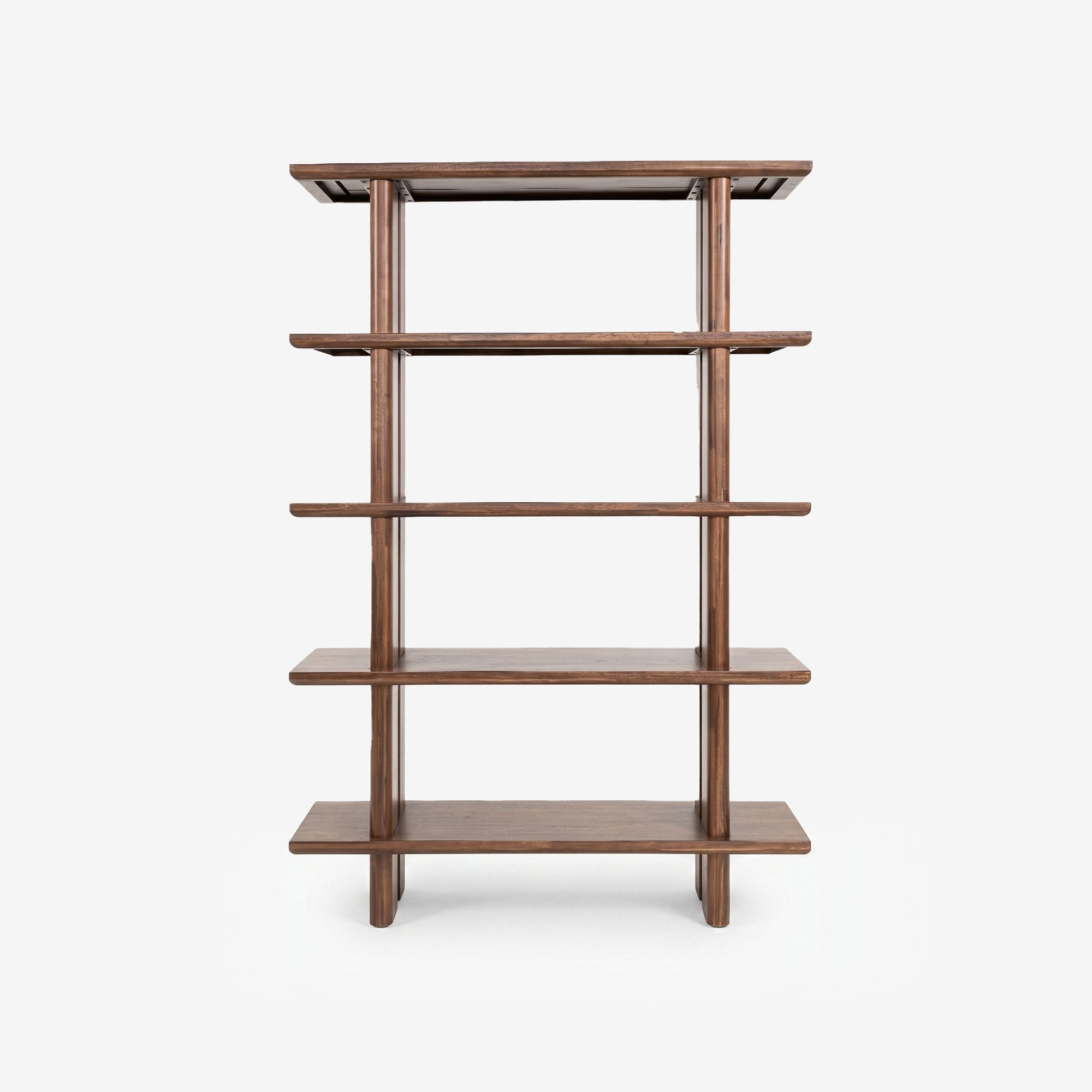 Hudson Bookshelf - Mocha Walnut – Grey & Sanders