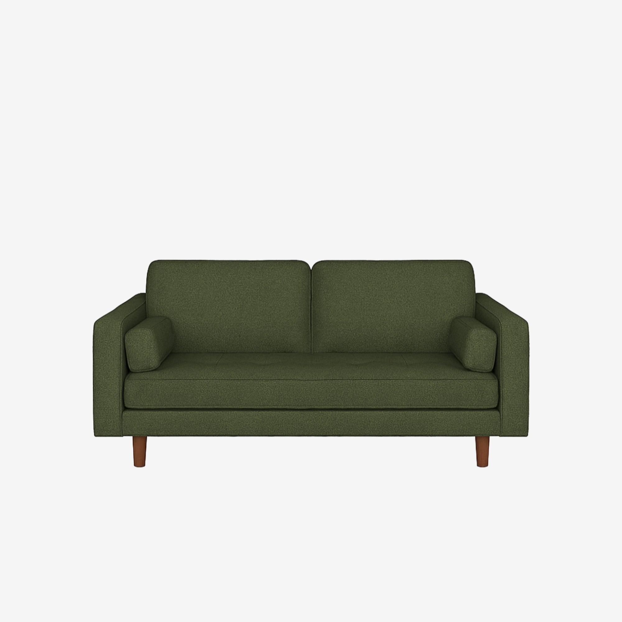 Hugh 2 Seater Fabric Sofa Forest