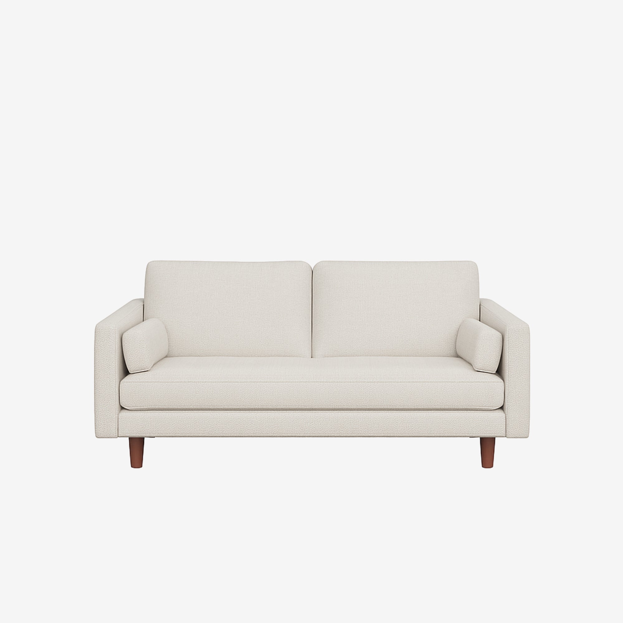 Hugh 2 Seater Fabric Sofa Sand