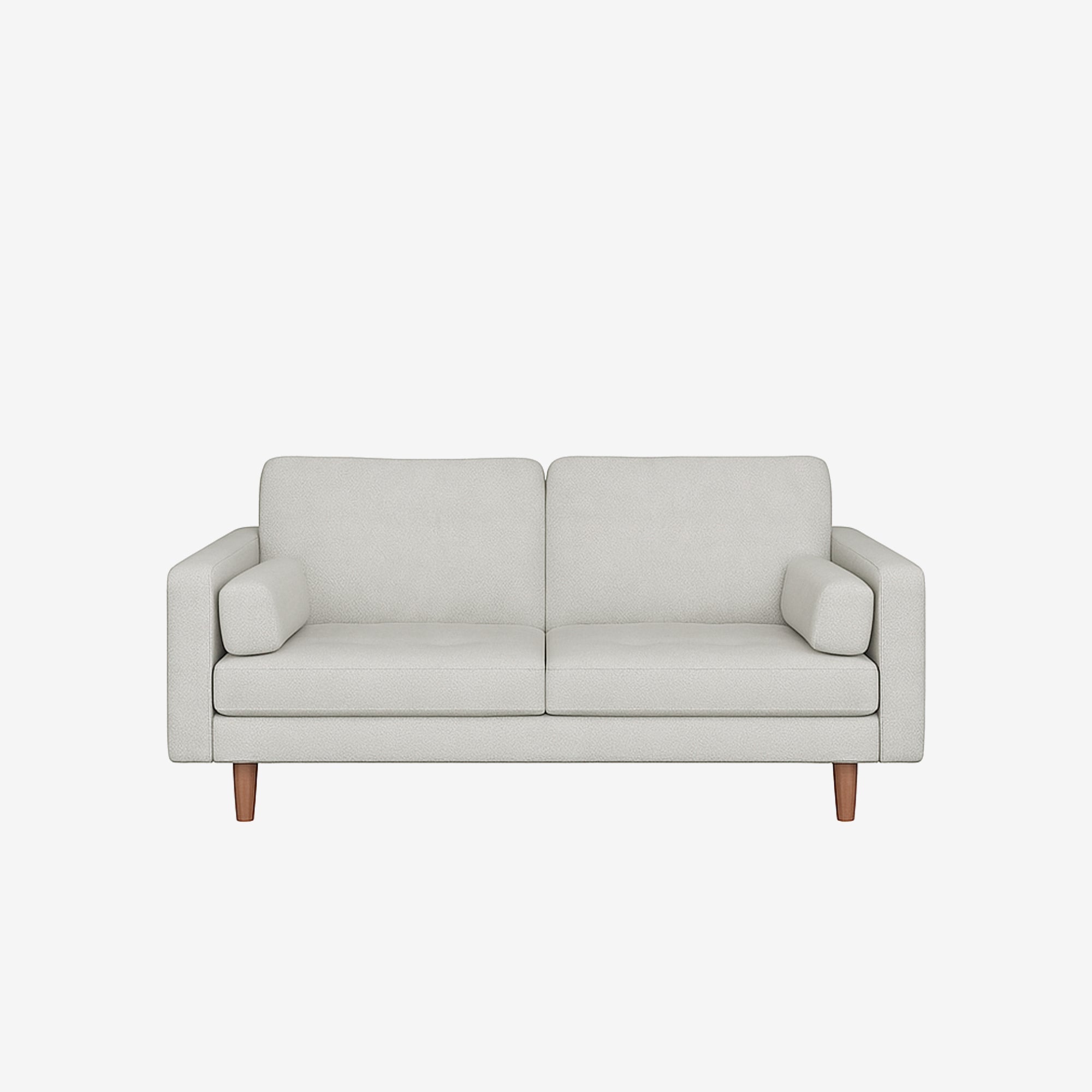 Hugh 2 Seater Fabric Sofa Stone