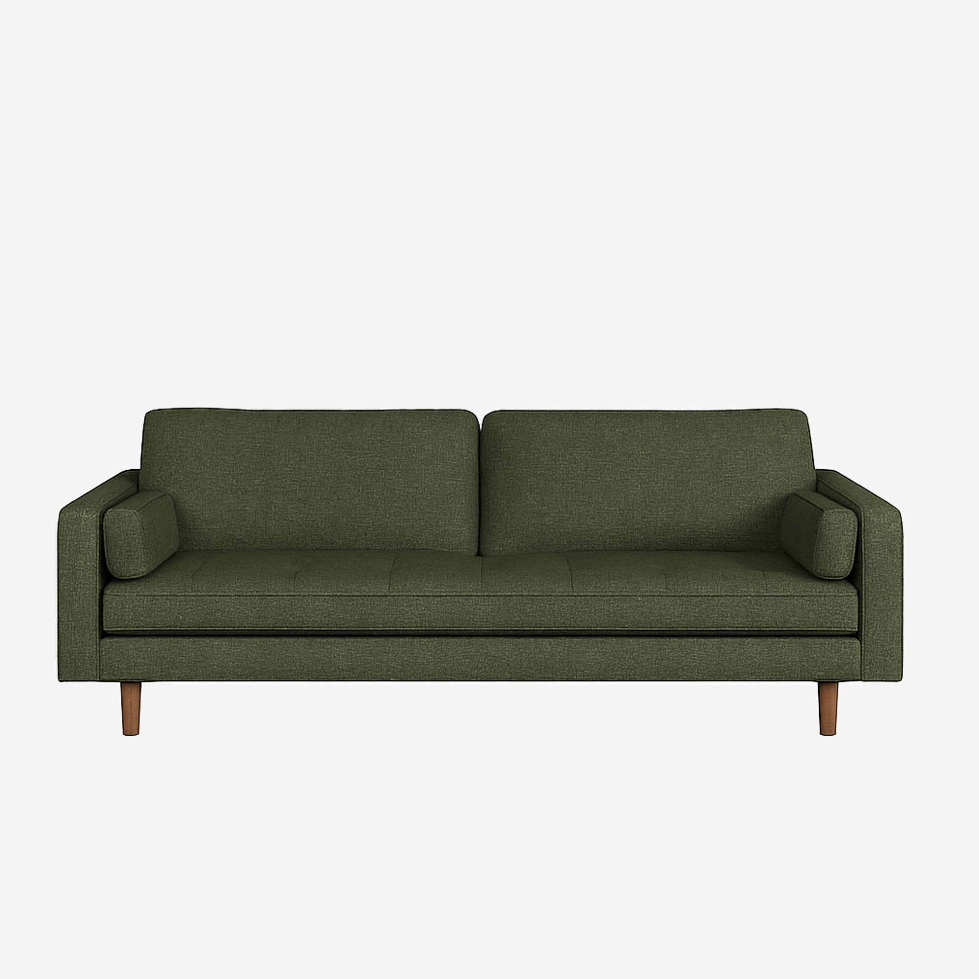Hugh 3 Seater Fabric Sofa Forest