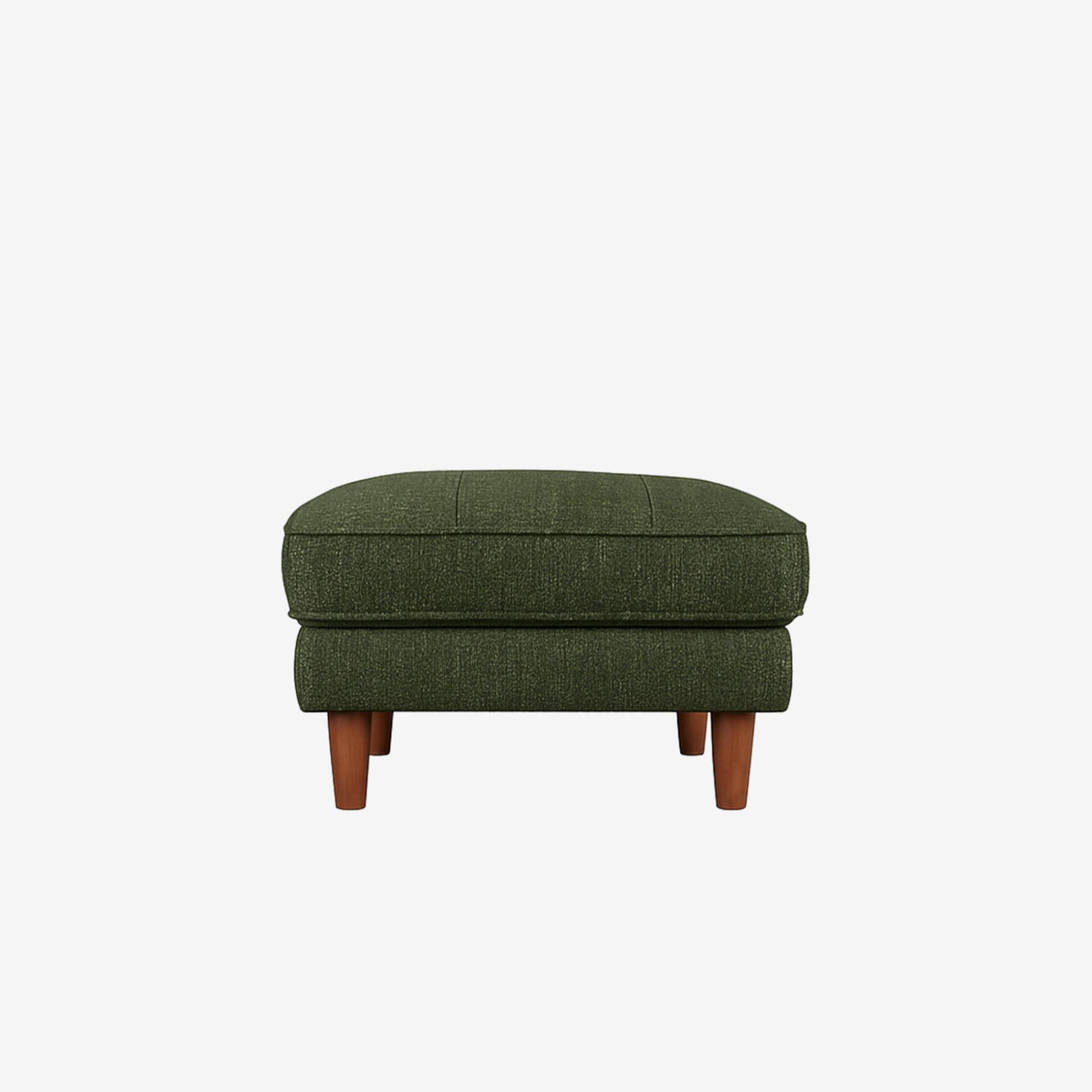 Hugh Fabric Ottoman Forest