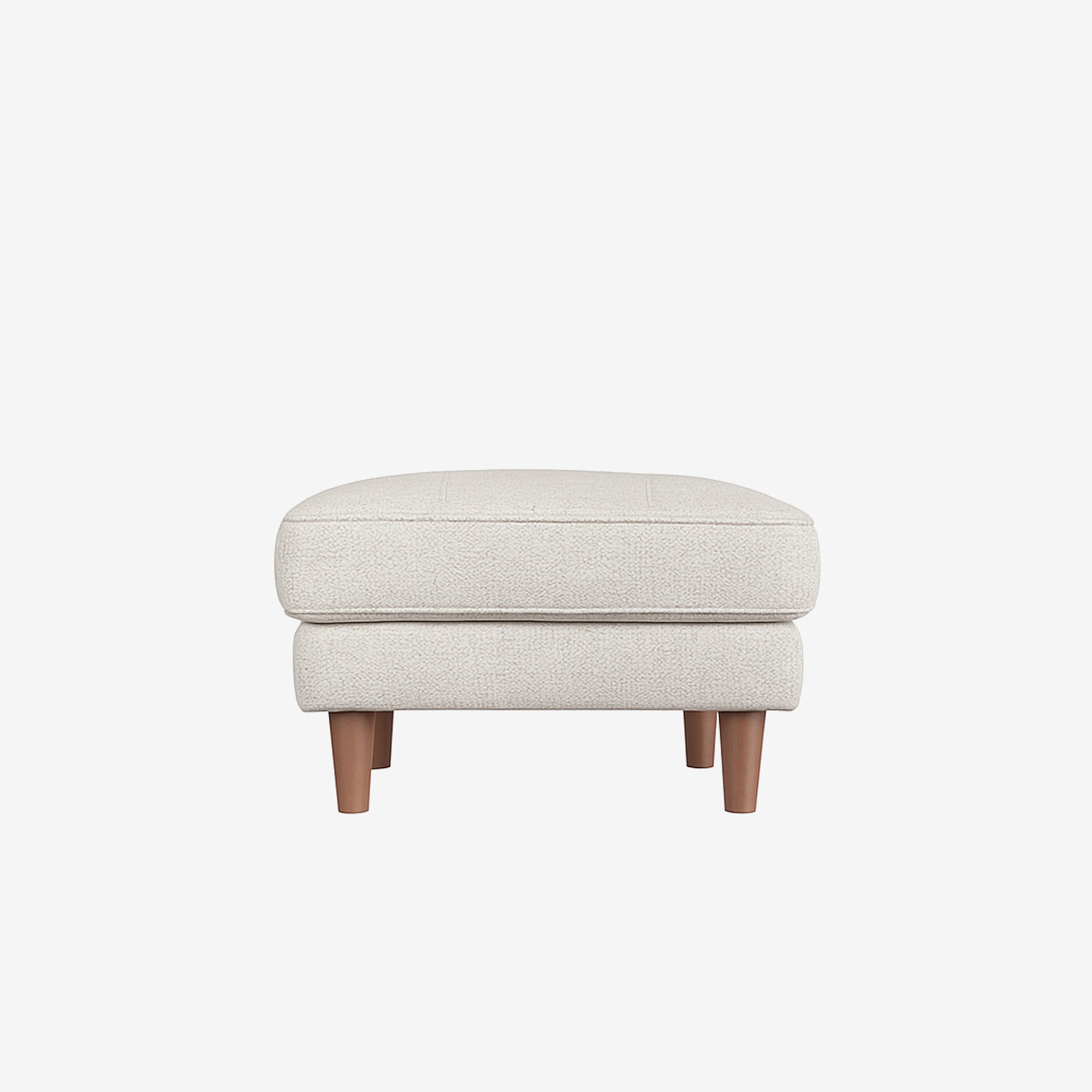 Hugh Fabric Ottoman Sand