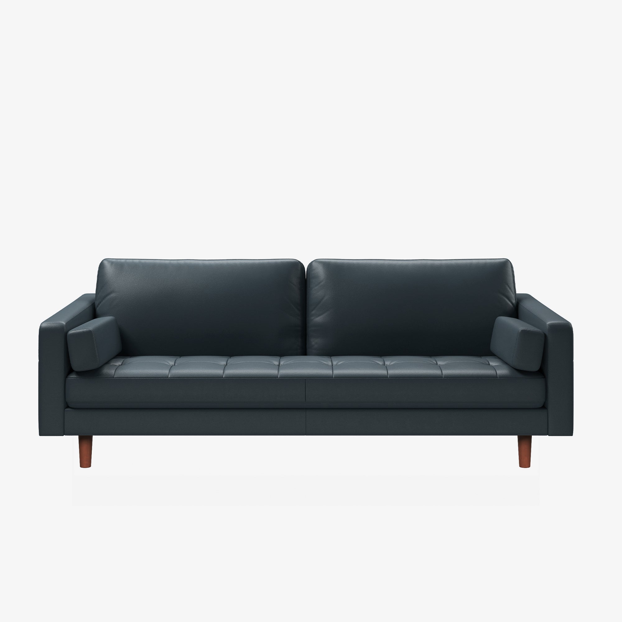 Hugh 3 Seater Leather Sofa Rio Indigo