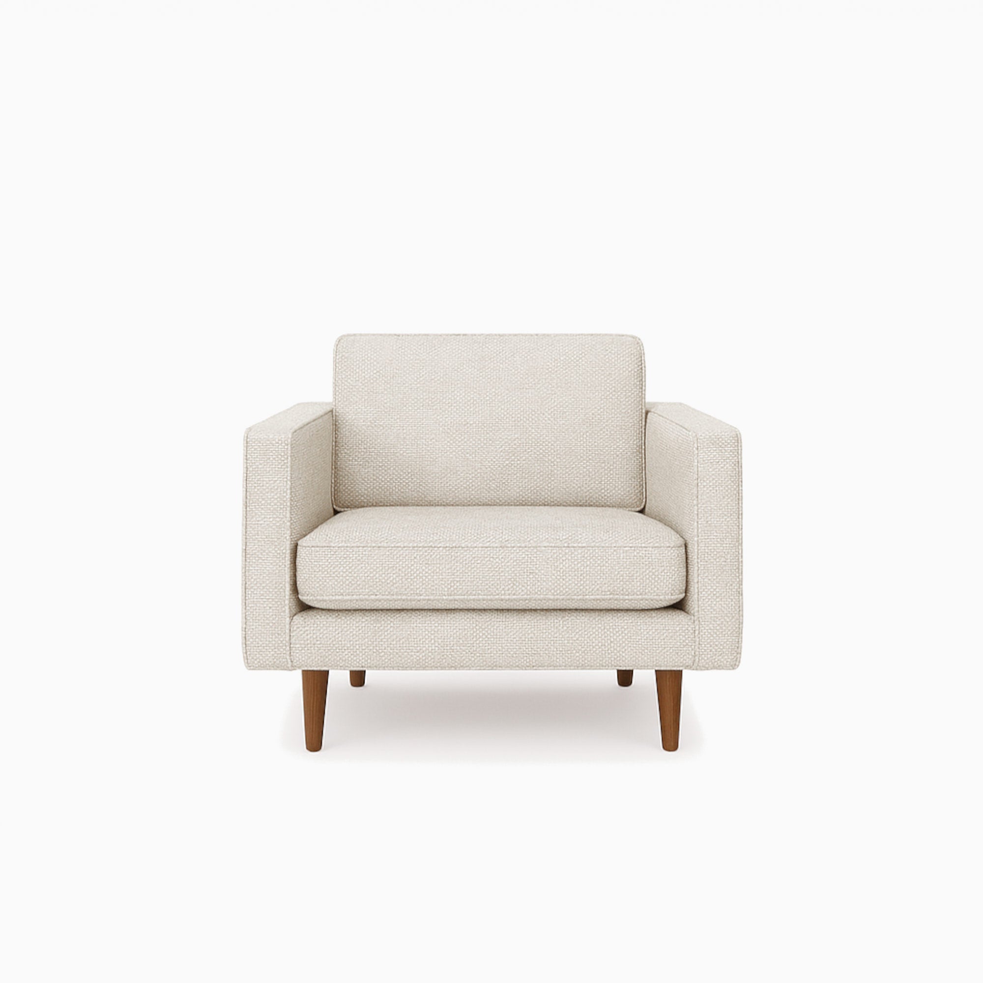 Hugh Fabric Armchair - Sand