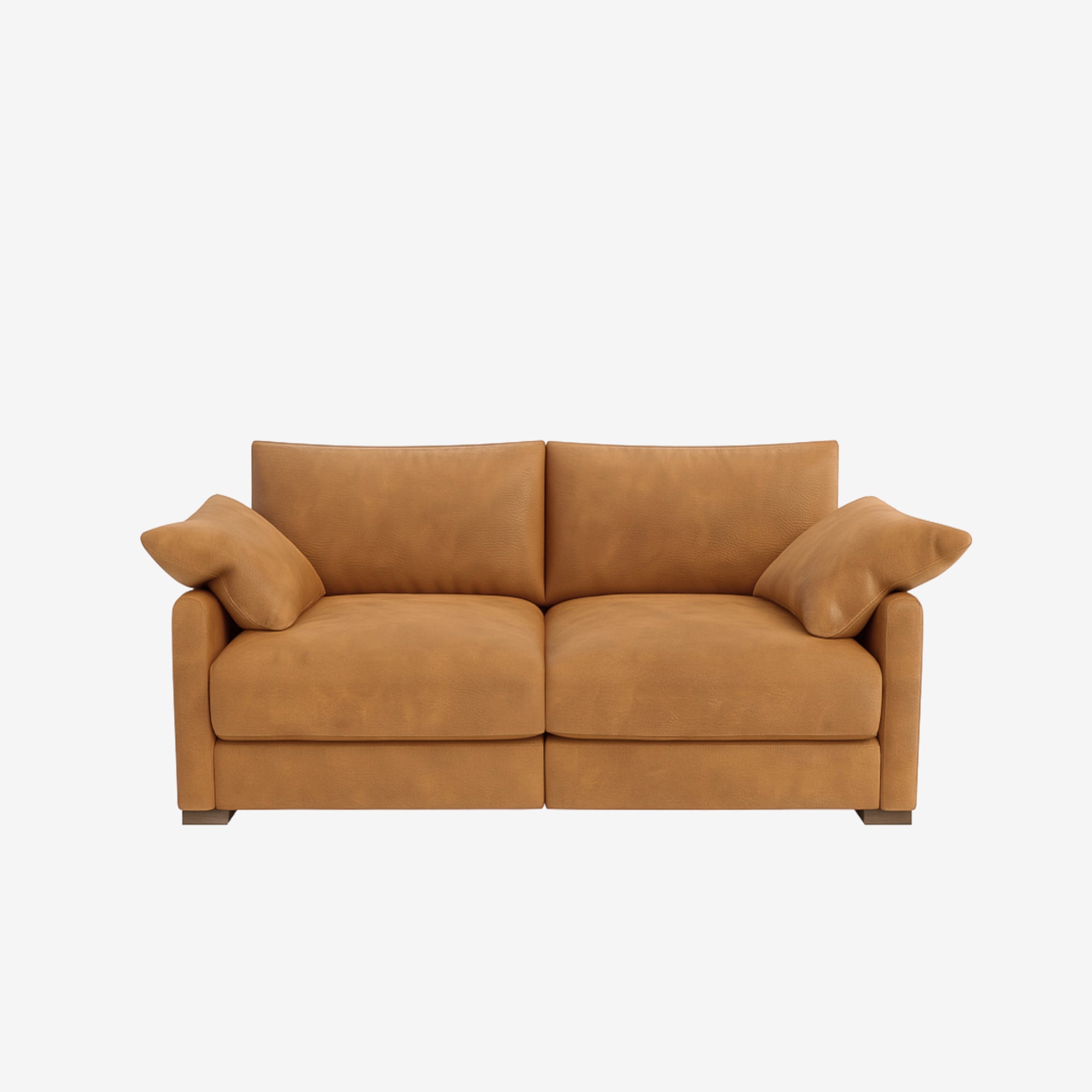 Melo 2 Seater Leather Sofa Chester Tan