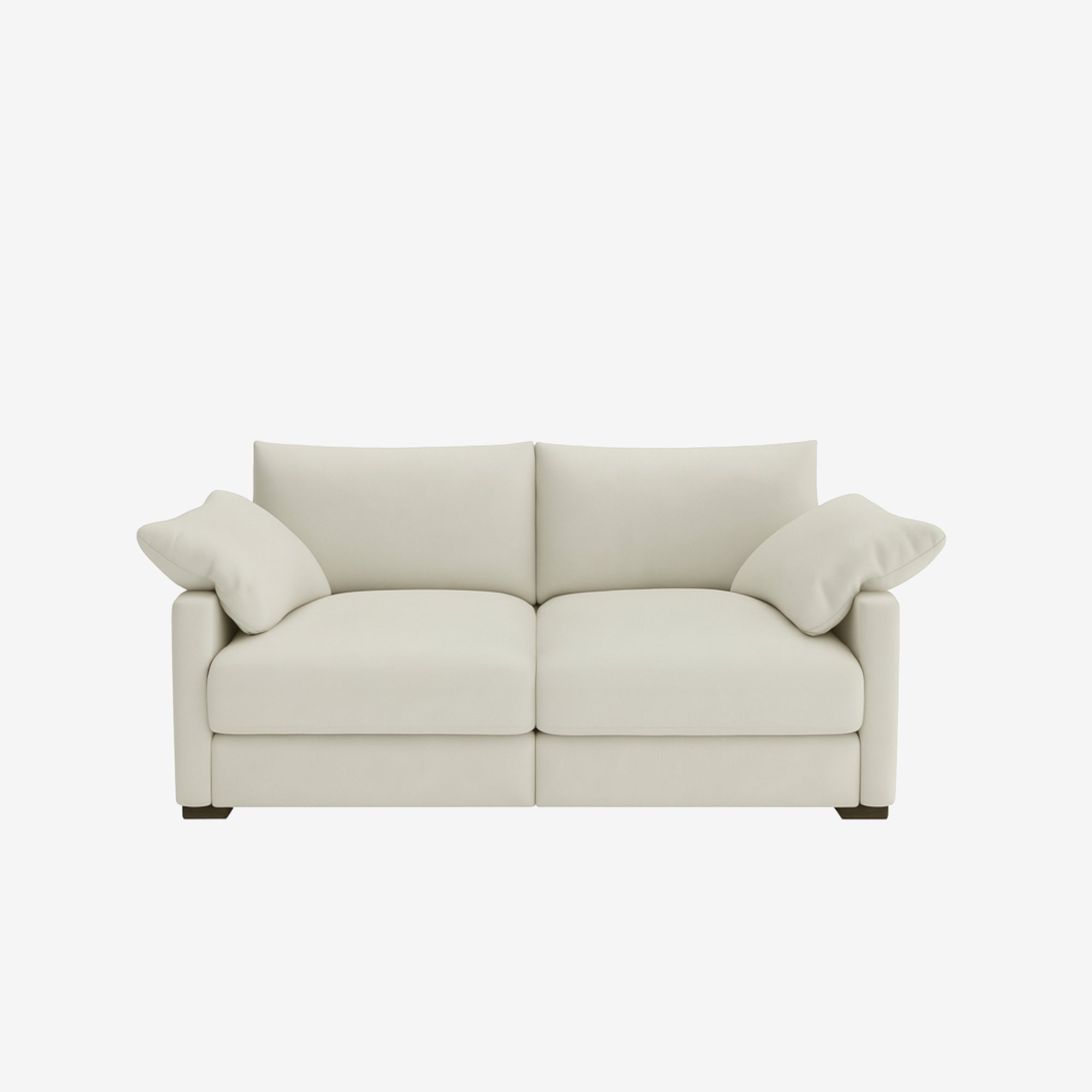 Melo 2 Seater Leather Sofa Natural Biege