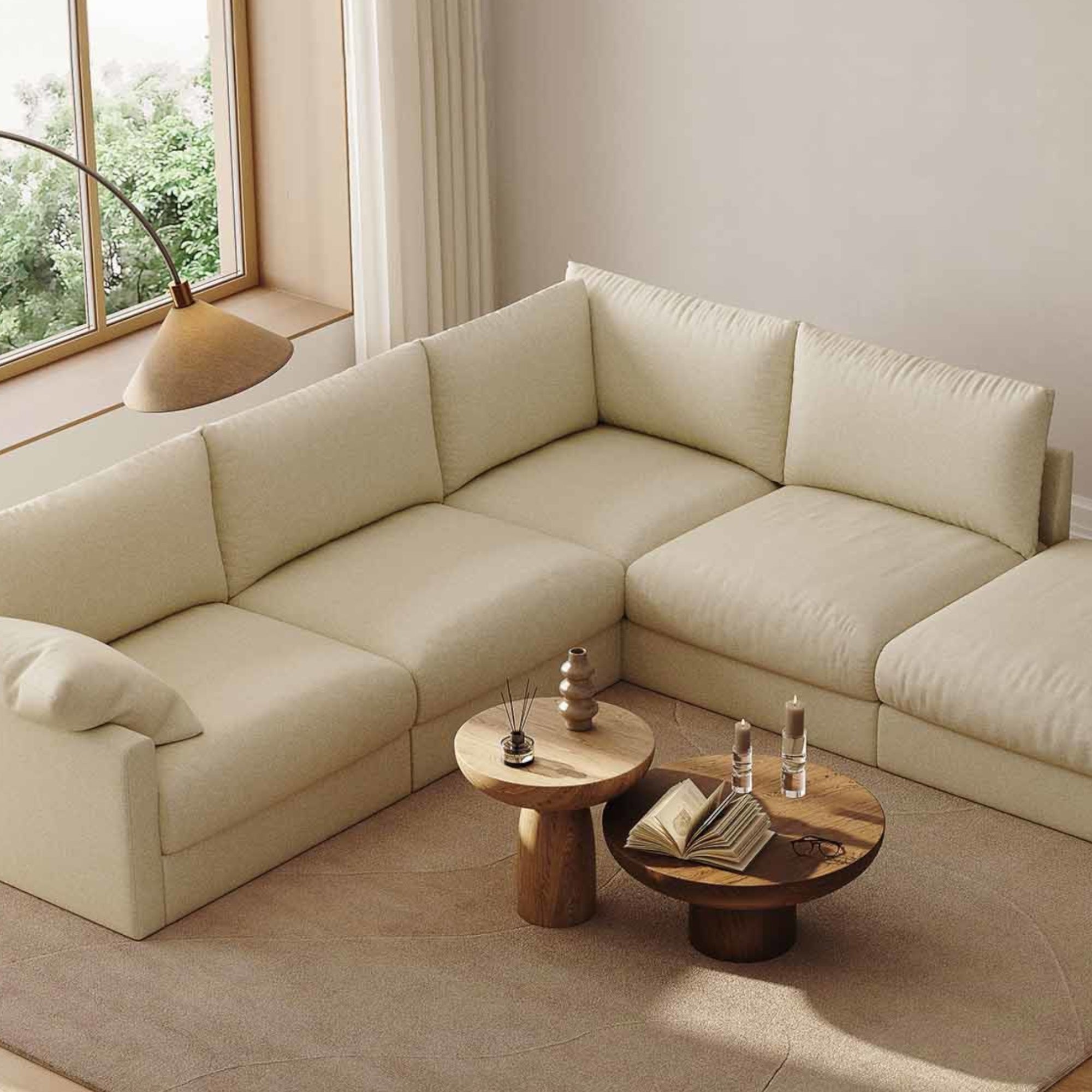 Melo 2 Seater Leather Sofa Lifestyle Photo
