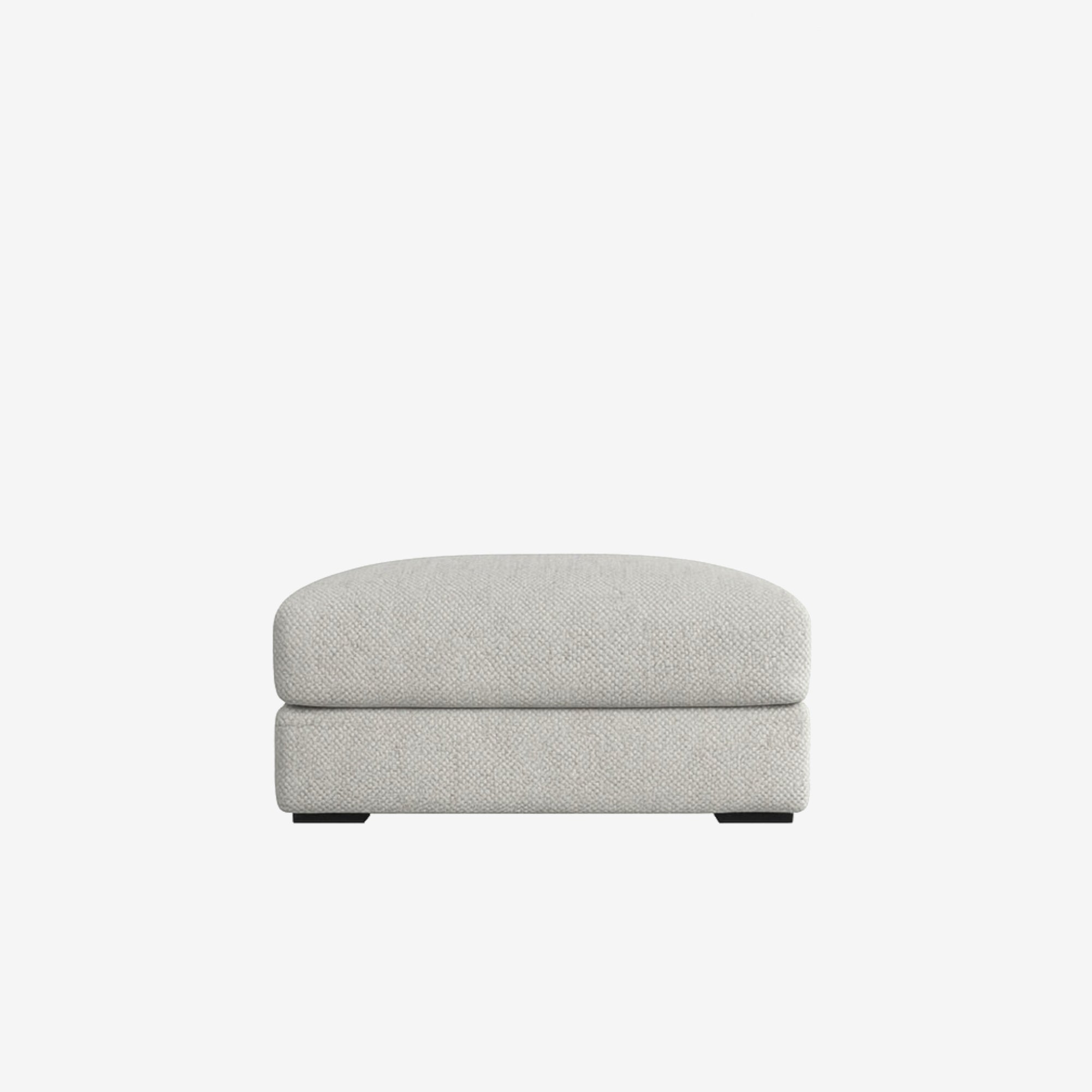 Melo Fabric Ottoman Grey
