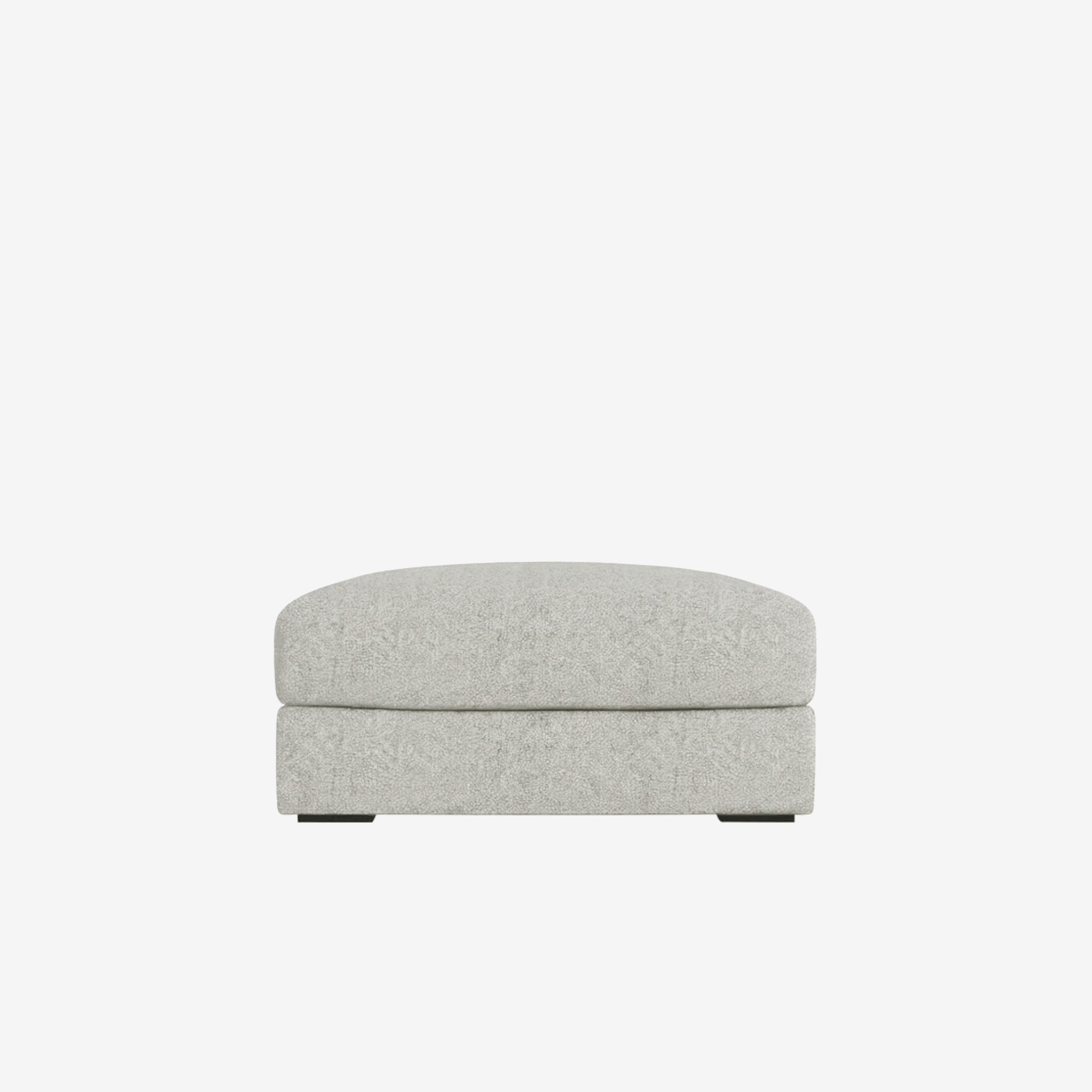 Melo Fabric Ottoman Stone