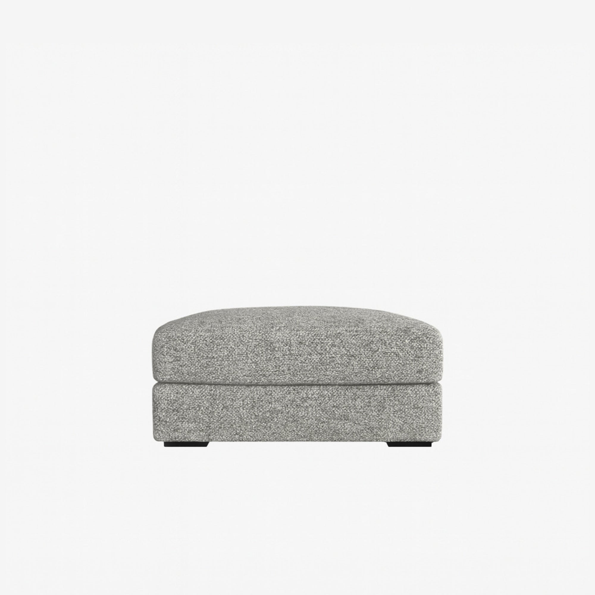 Melo Fabric Ottoman Storm