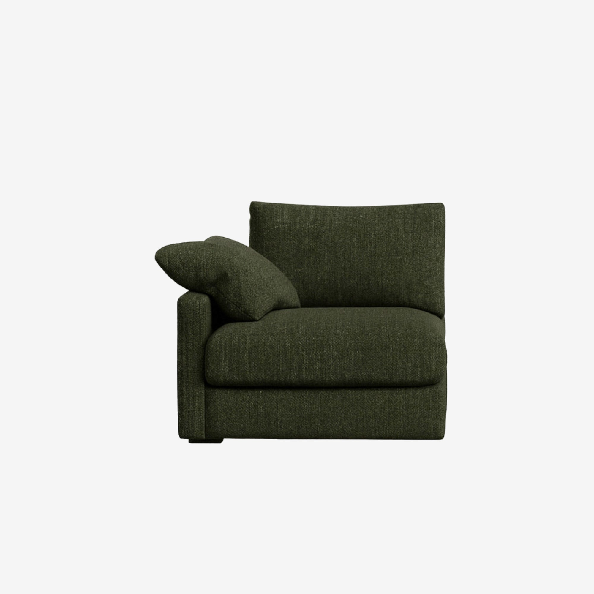 Melo Side Fabric Sofa Forest Right