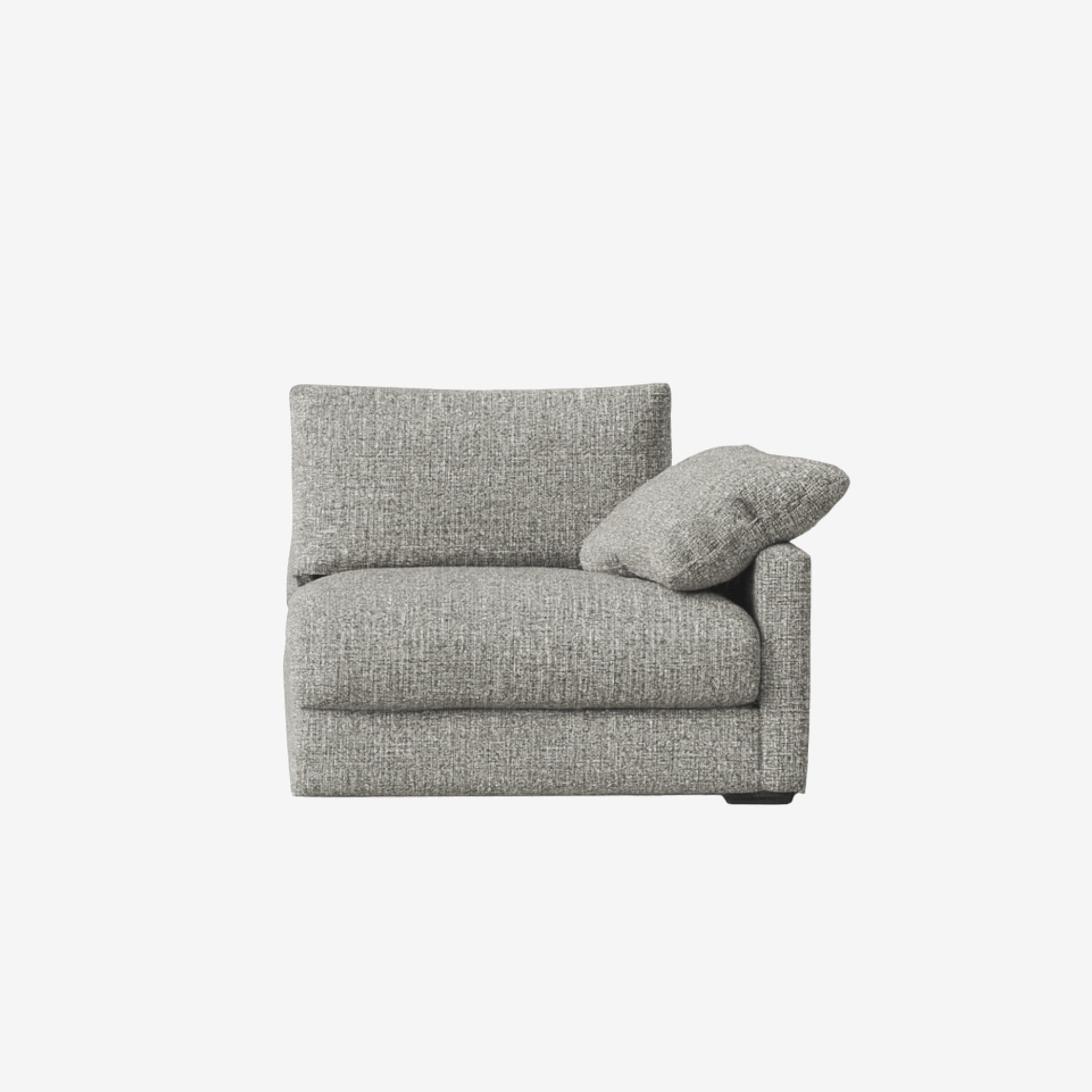 Melo Side Fabric Sofa Storm Left