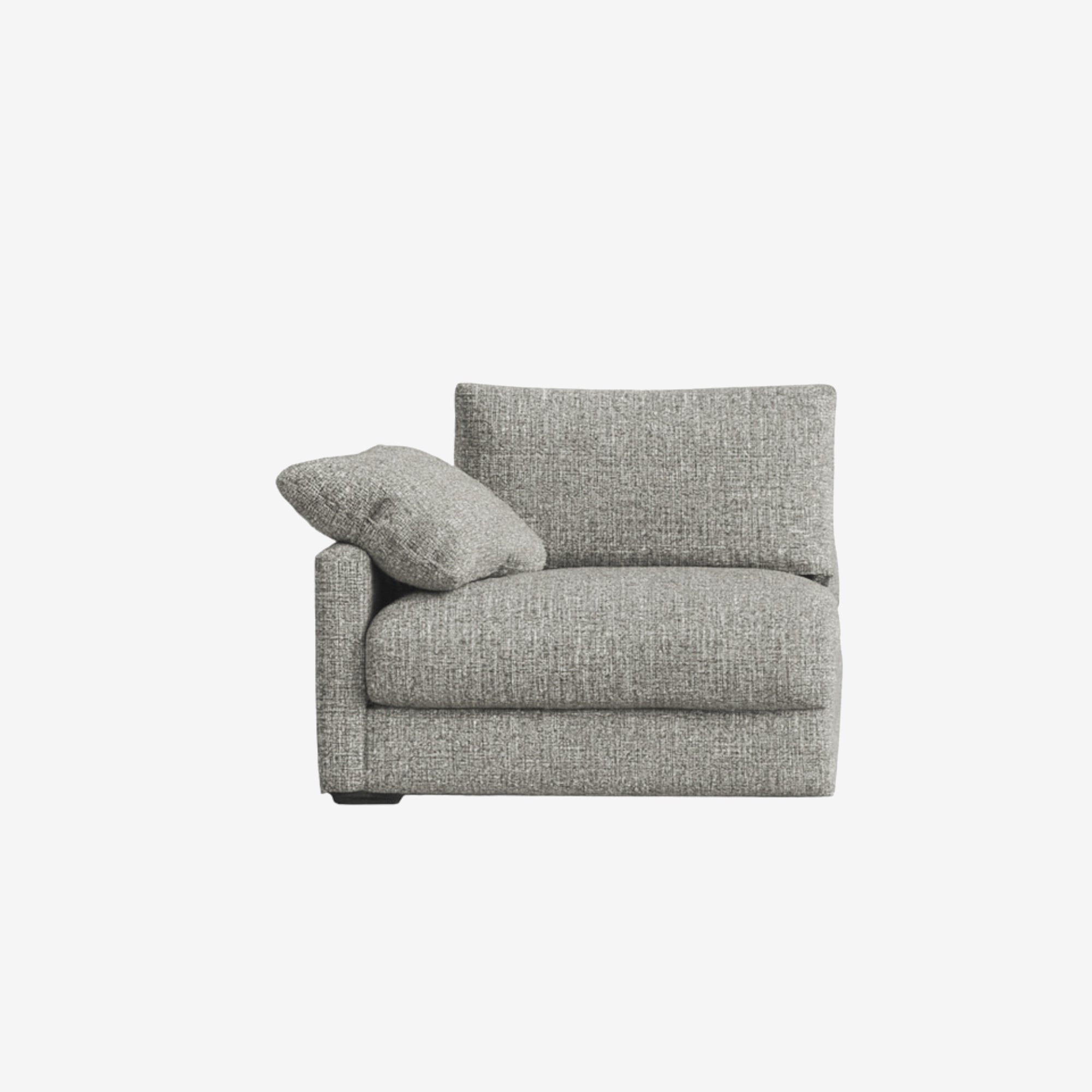 Melo Side Fabric Sofa Storm Left