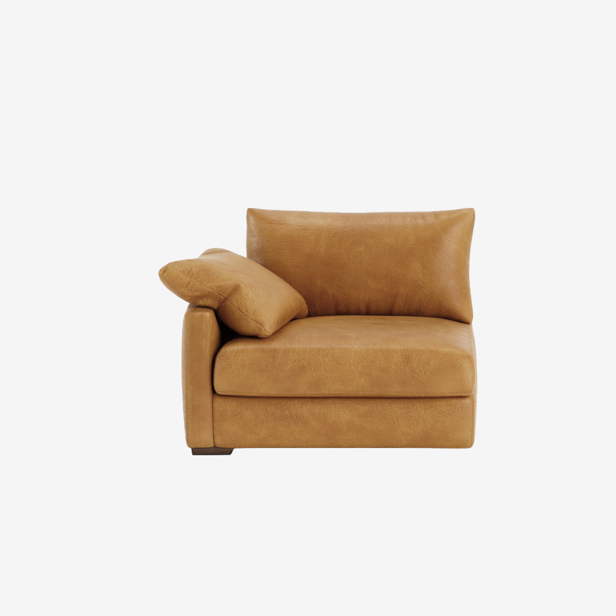 Melo Side Leather Sofa Chester Tan