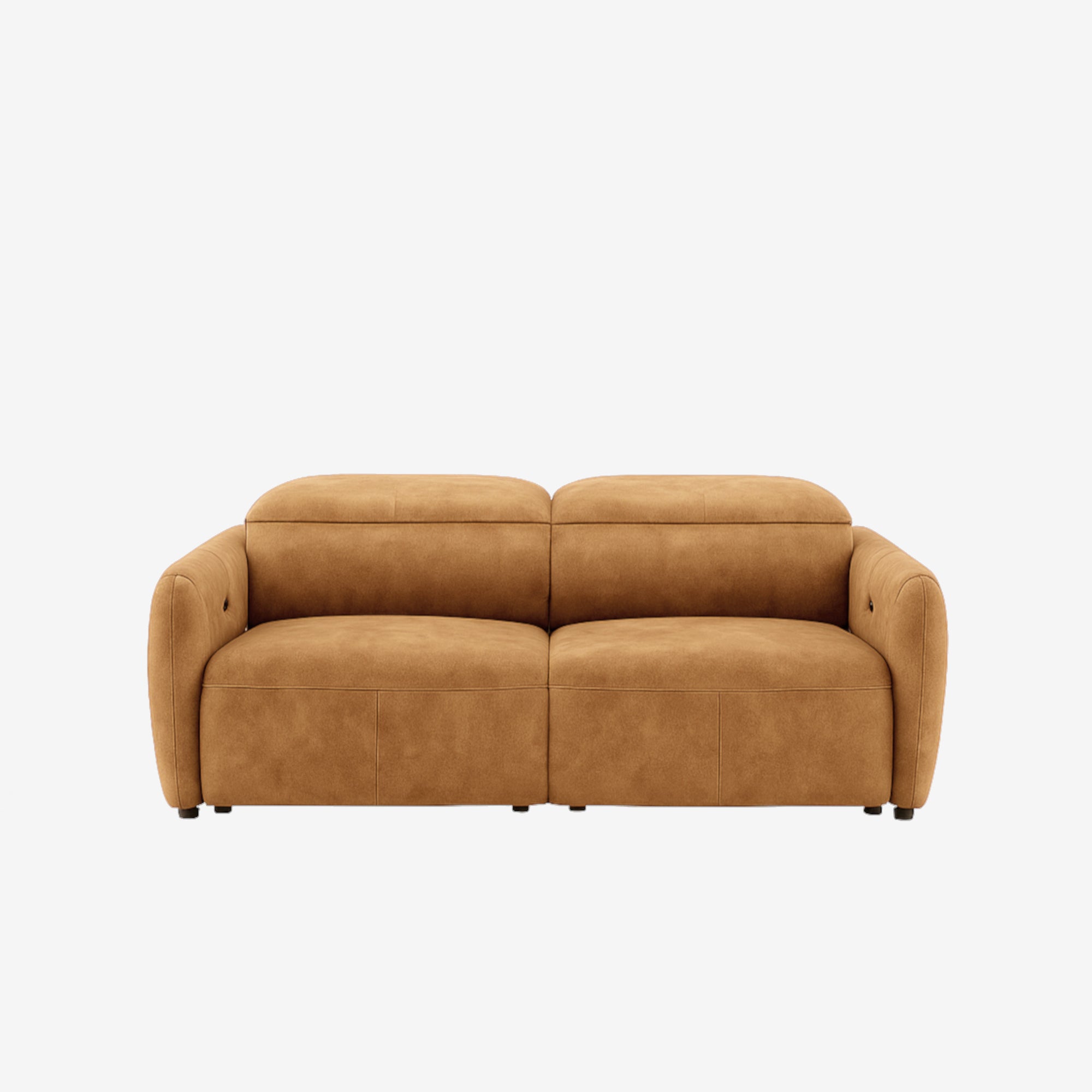 Nido 2 Seater Leather Recliner Sofa Chester Tan