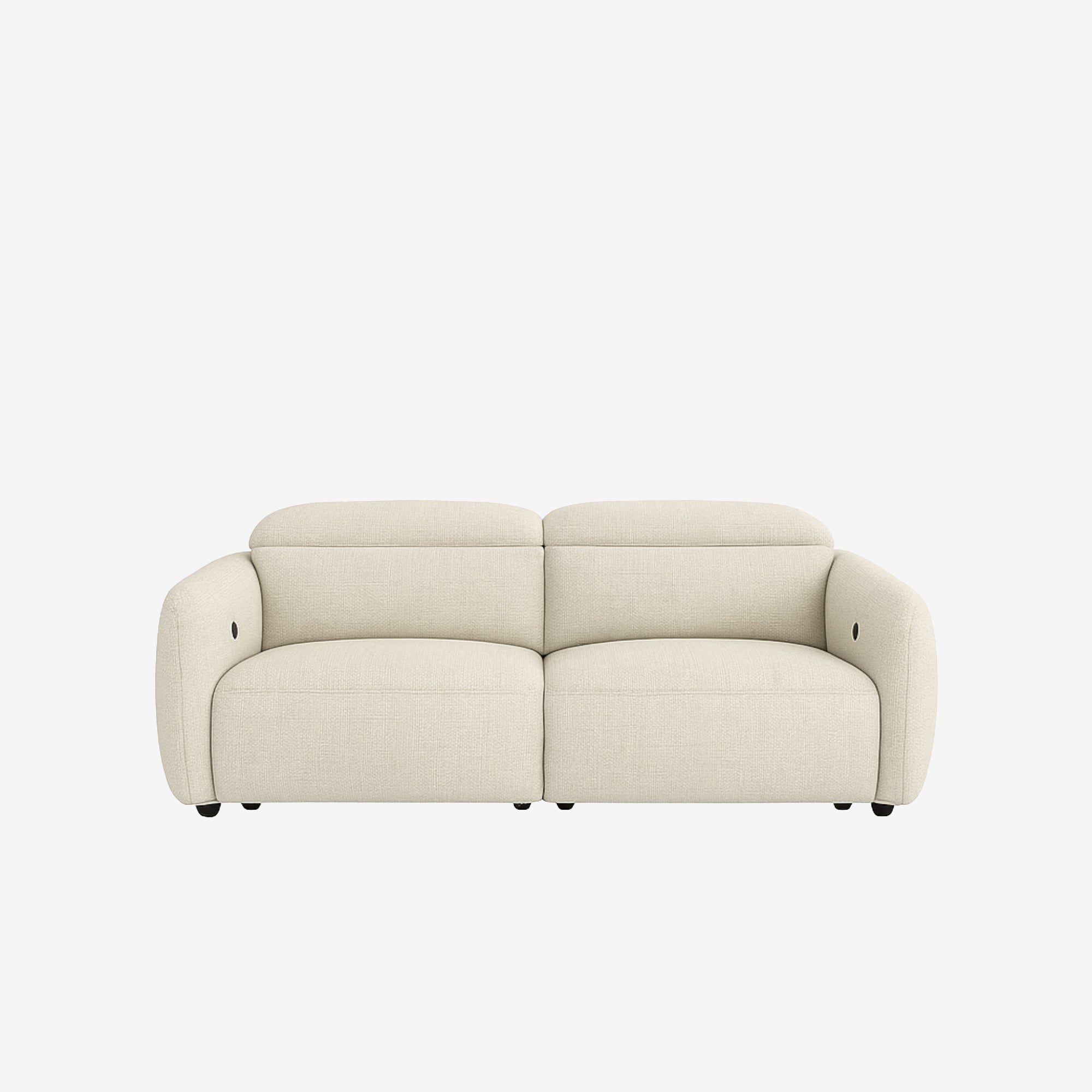 Nido 2 Seater Recliner Sofa - Easy Clean Fabric - Oat