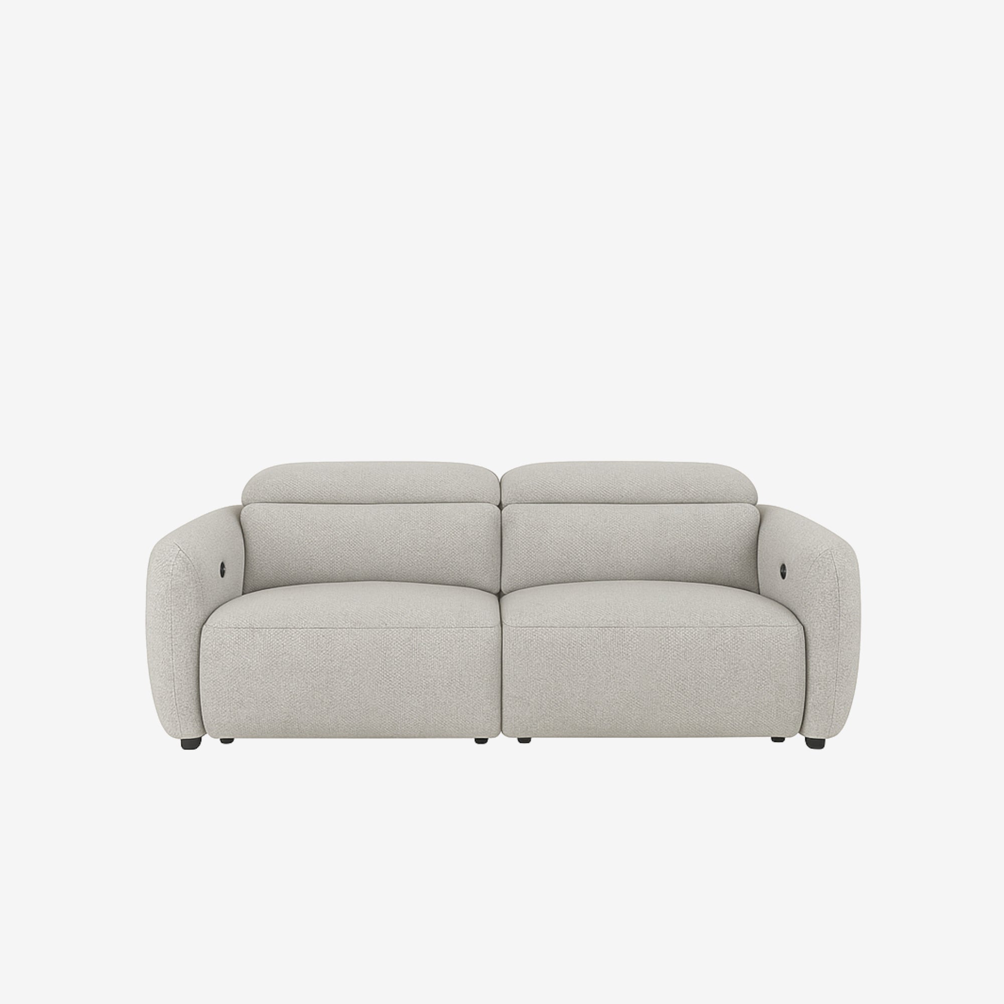 Nido 2 Seater Recliner Sofa - Easy Clean Fabric - Sand