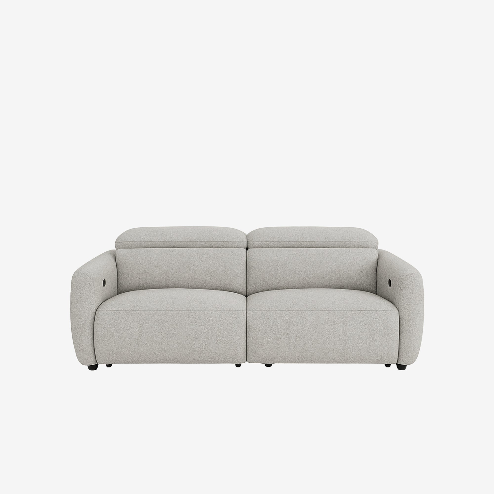 Nido 2 Seater Recliner Sofa - Easy Clean Fabric - Stone