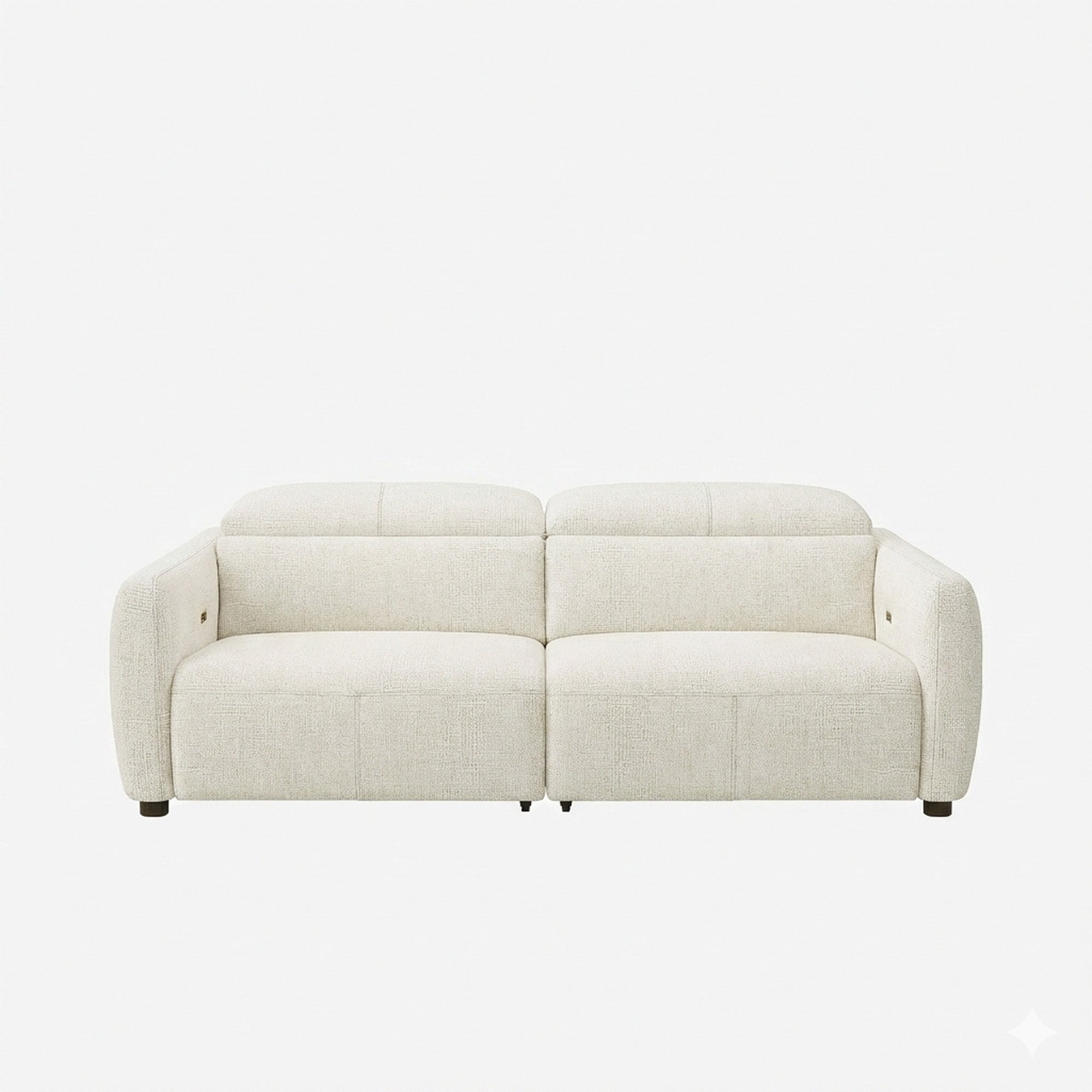 Nido 3 Seater Fabric Sofa Ivory