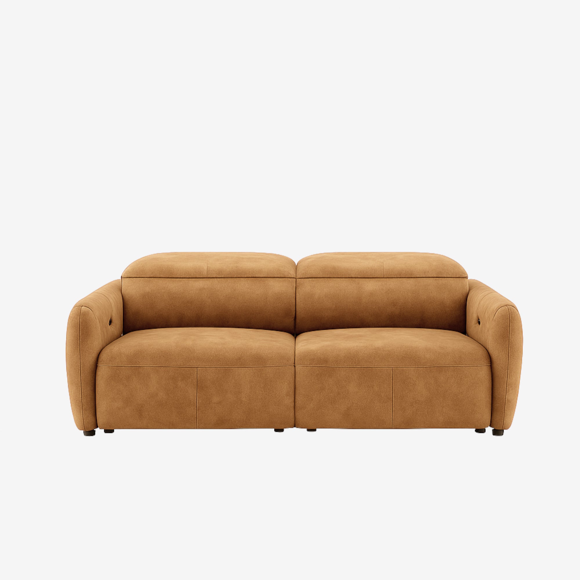 Nido 3 Seater Leather Recliner Sofa Chester Tan