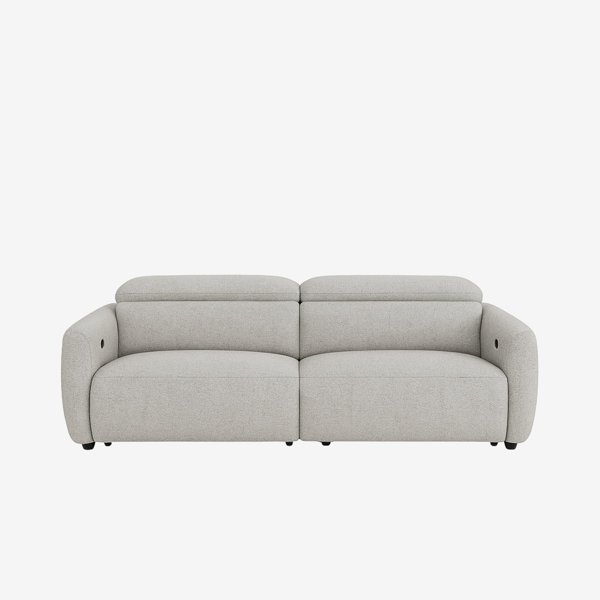 Nido 3 Seater Recliner Sofa - Easy Clean Fabric - Stone