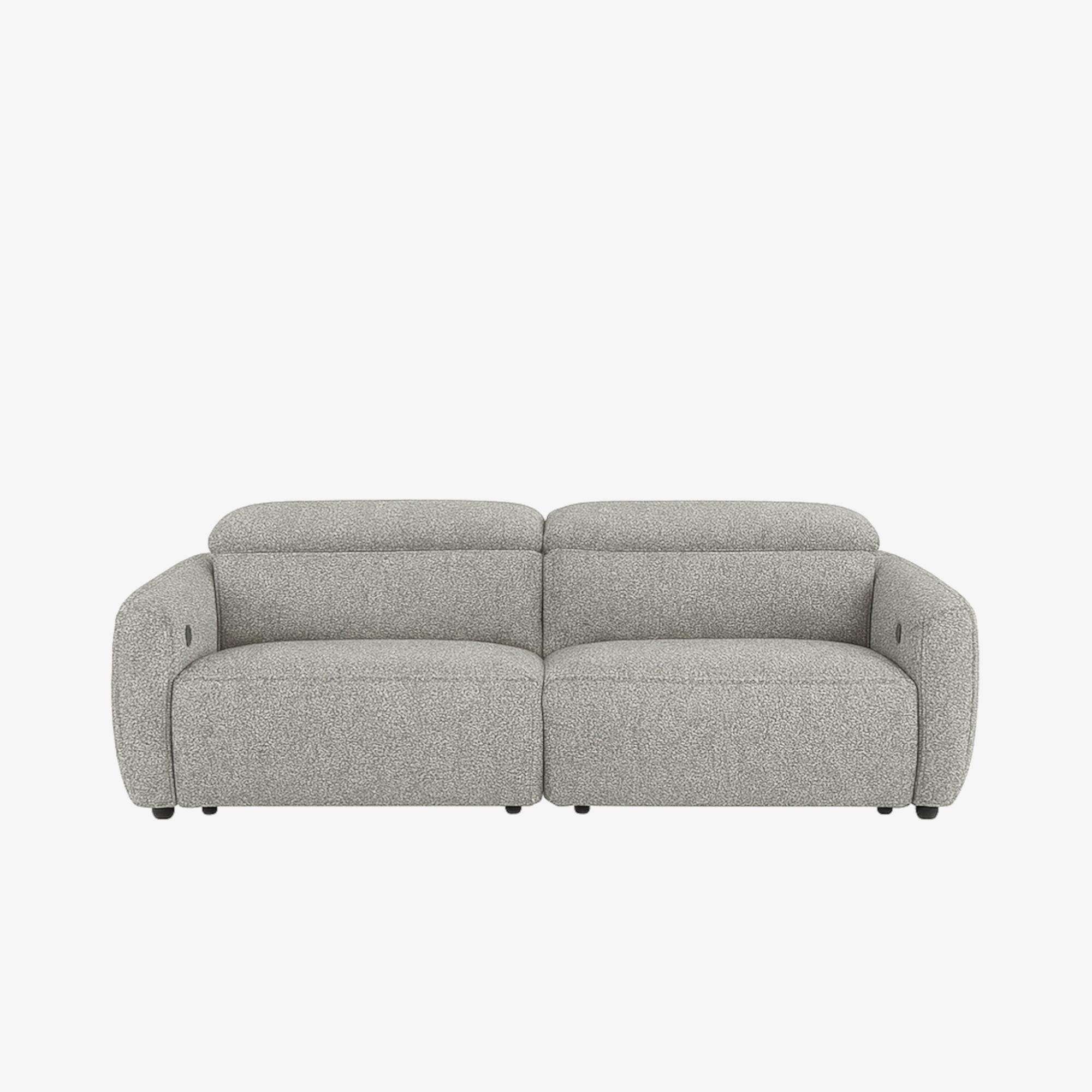 Nido 3 Seater Recliner Sofa - Easy Clean Fabric - Storm