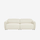 Nido 3 Seater Recliner Sofa - Easy Clean Fabric - White