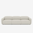 Nido 4 Seater Fabric Recliner Sofa Grey
