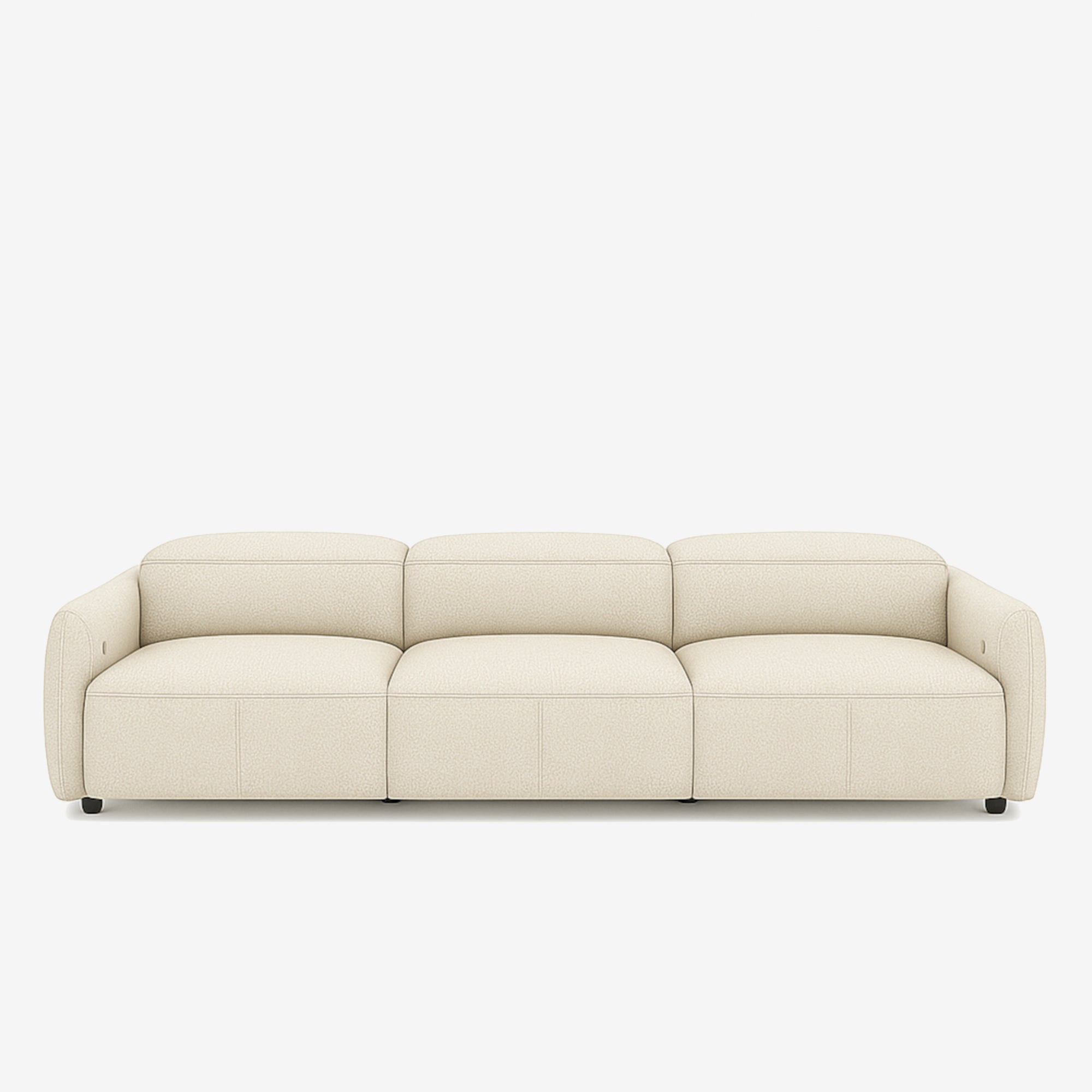 Nido 4 Seater Fabric Recliner Sofa Oat