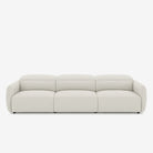 Nido 4 Seater Fabric Recliner Sofa Sand