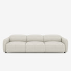 Nido 4 Seater Fabric Recliner Sofa Stone